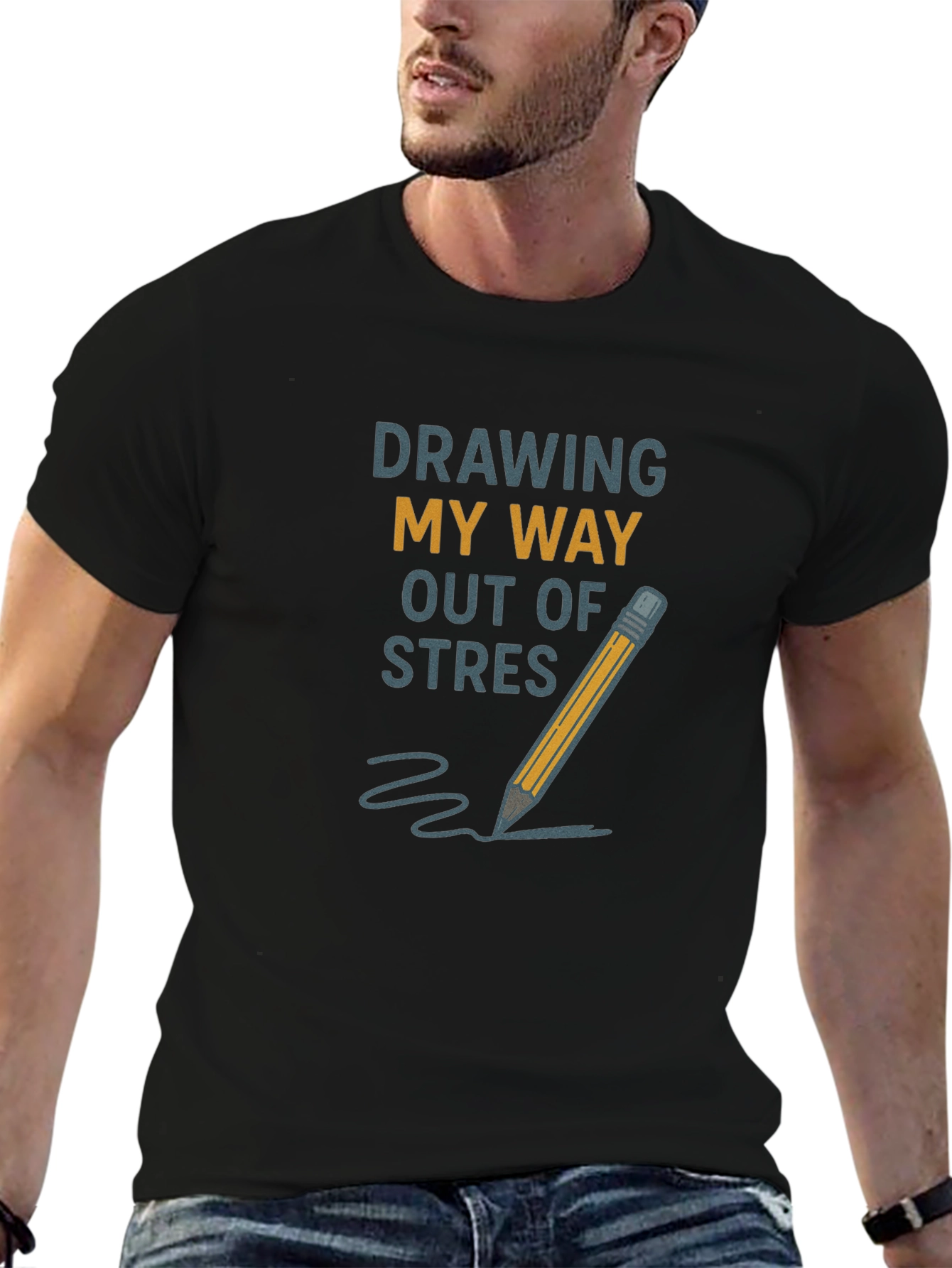 Drawing My Way Out of Stress T-Shirt
