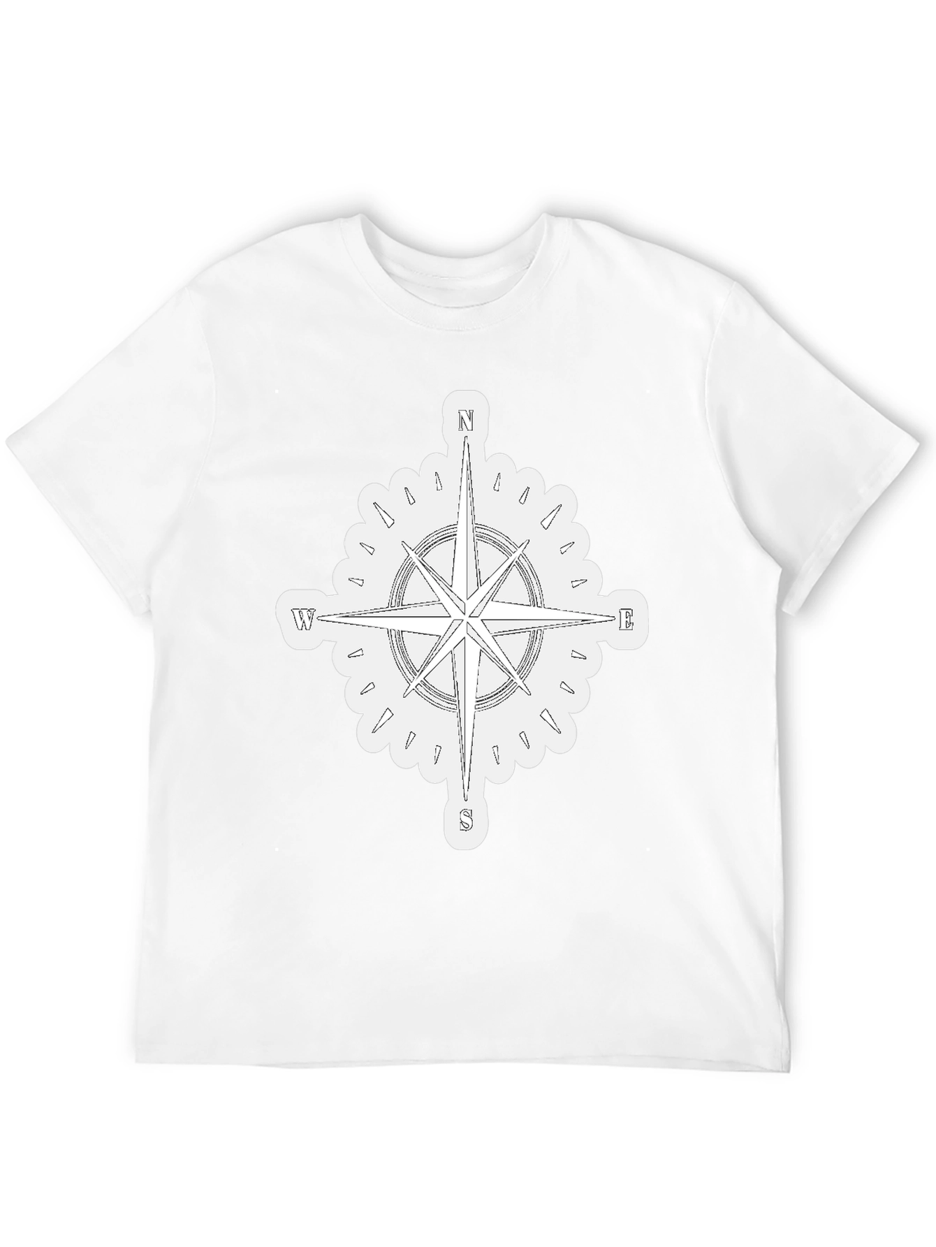 Compass Graphic T-Shirt - Mens Black Tee