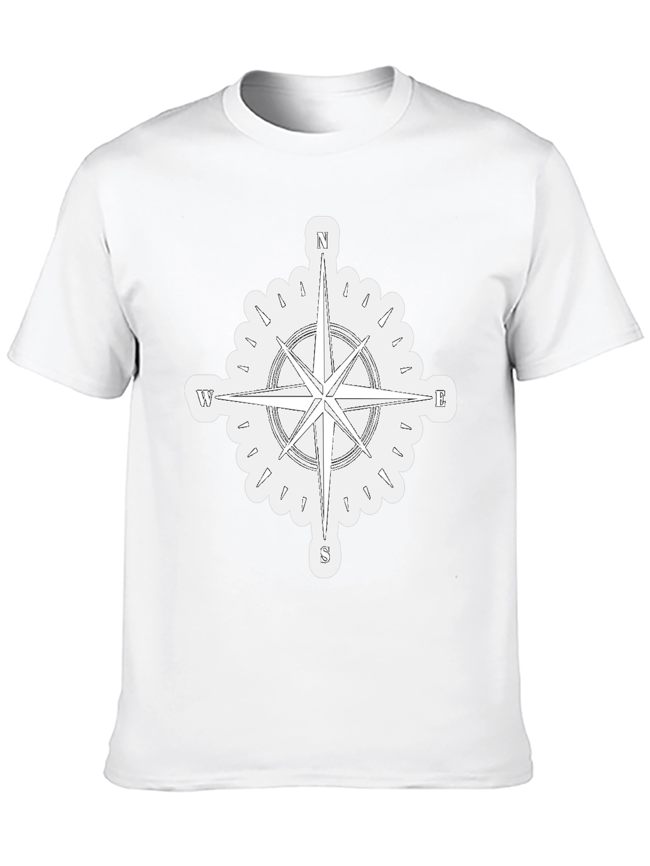 Compass Graphic T-Shirt - Mens Black Tee
