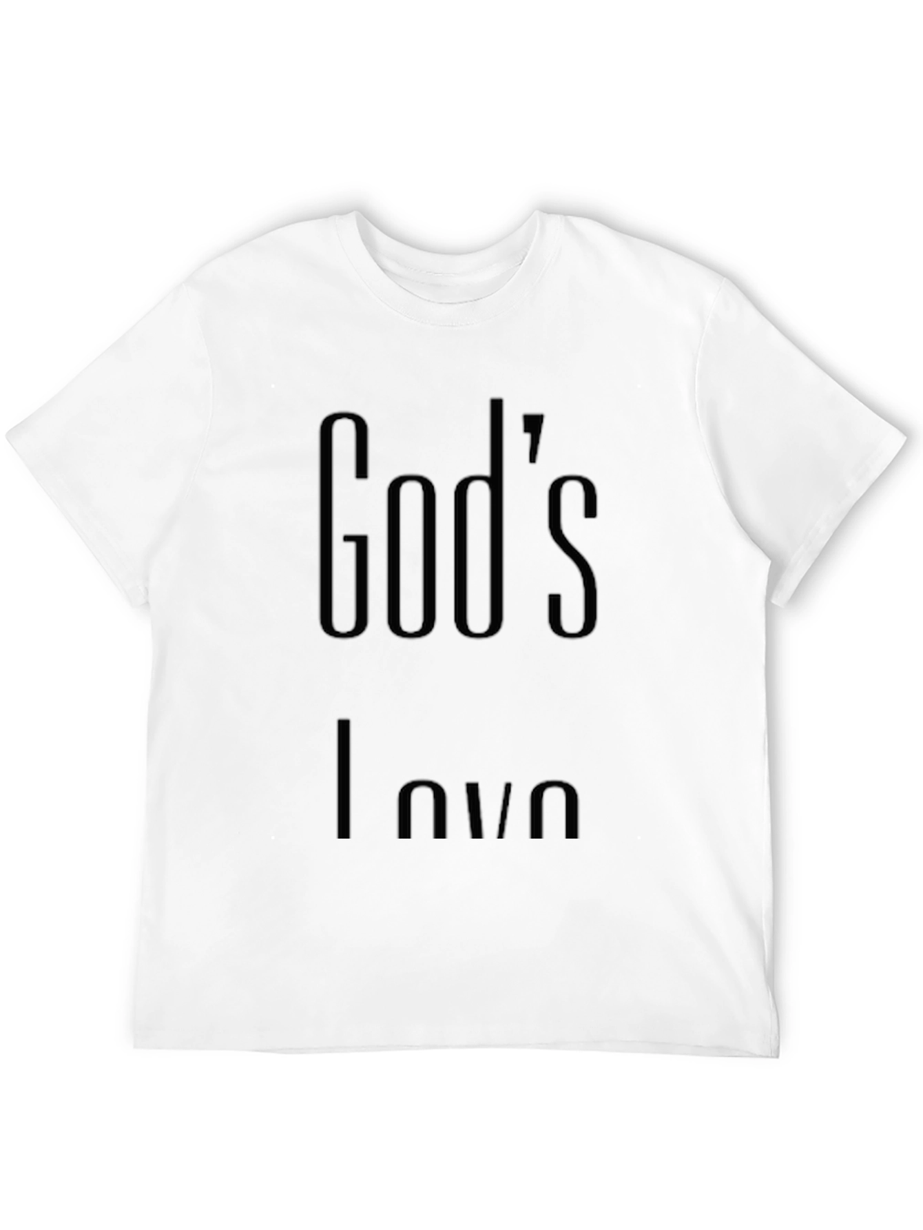 Gods Love Black T-Shirt