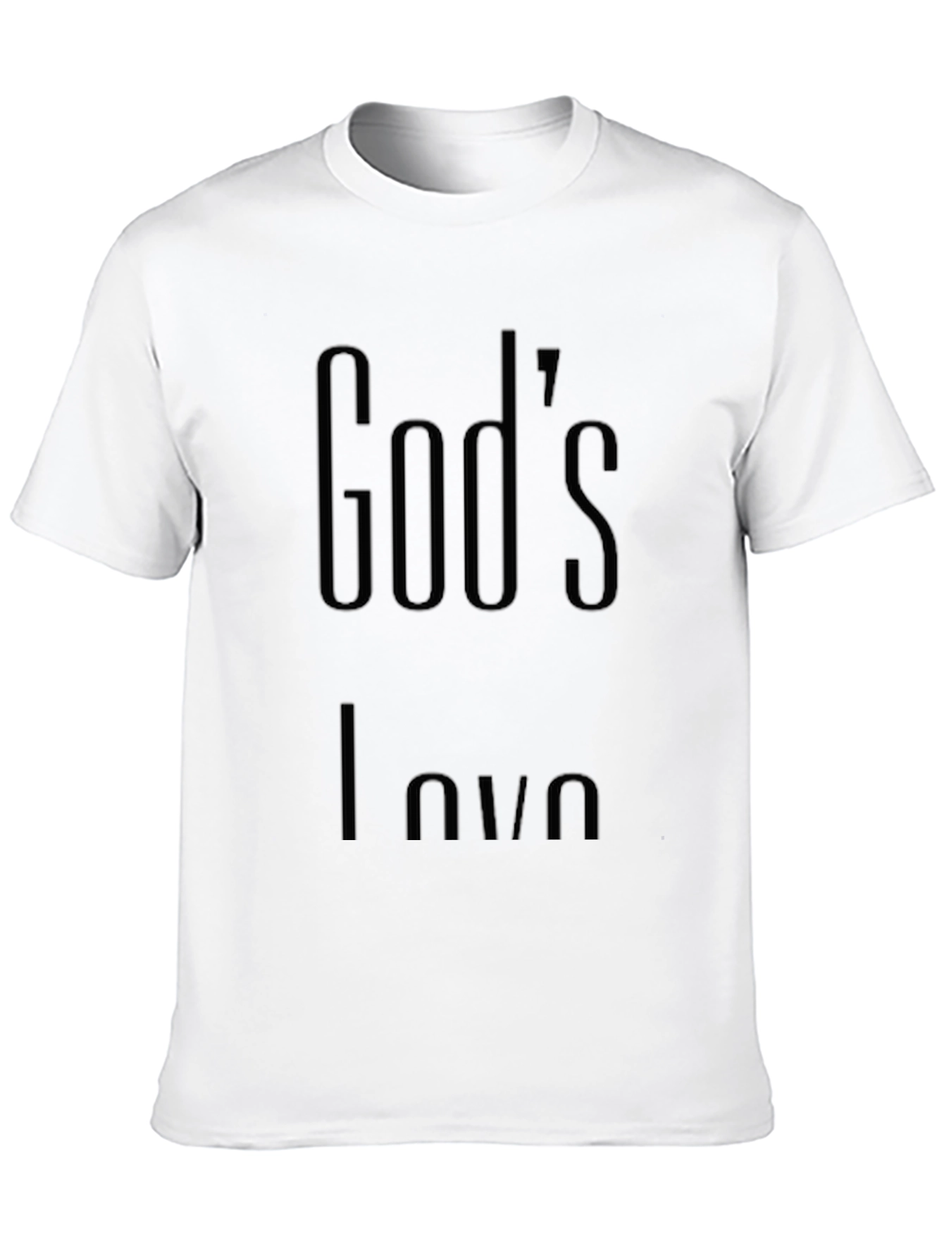 Gods Love Black T-Shirt