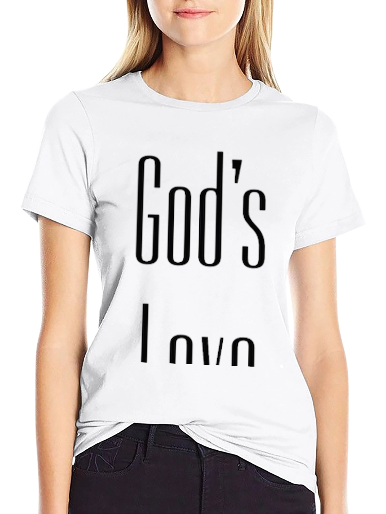 Gods Love Black T-Shirt