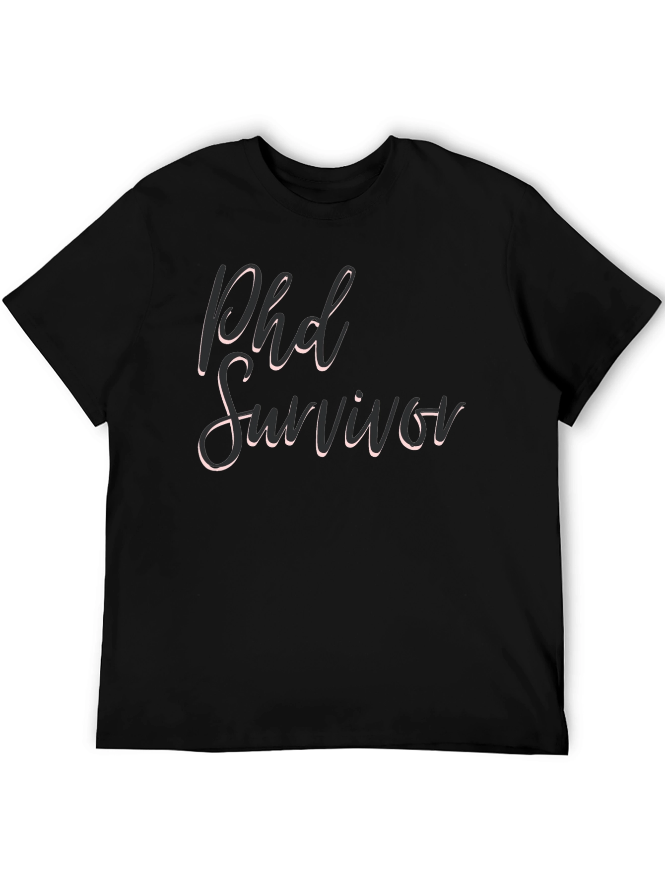 PhD Survivor Tee - Black T-Shirt