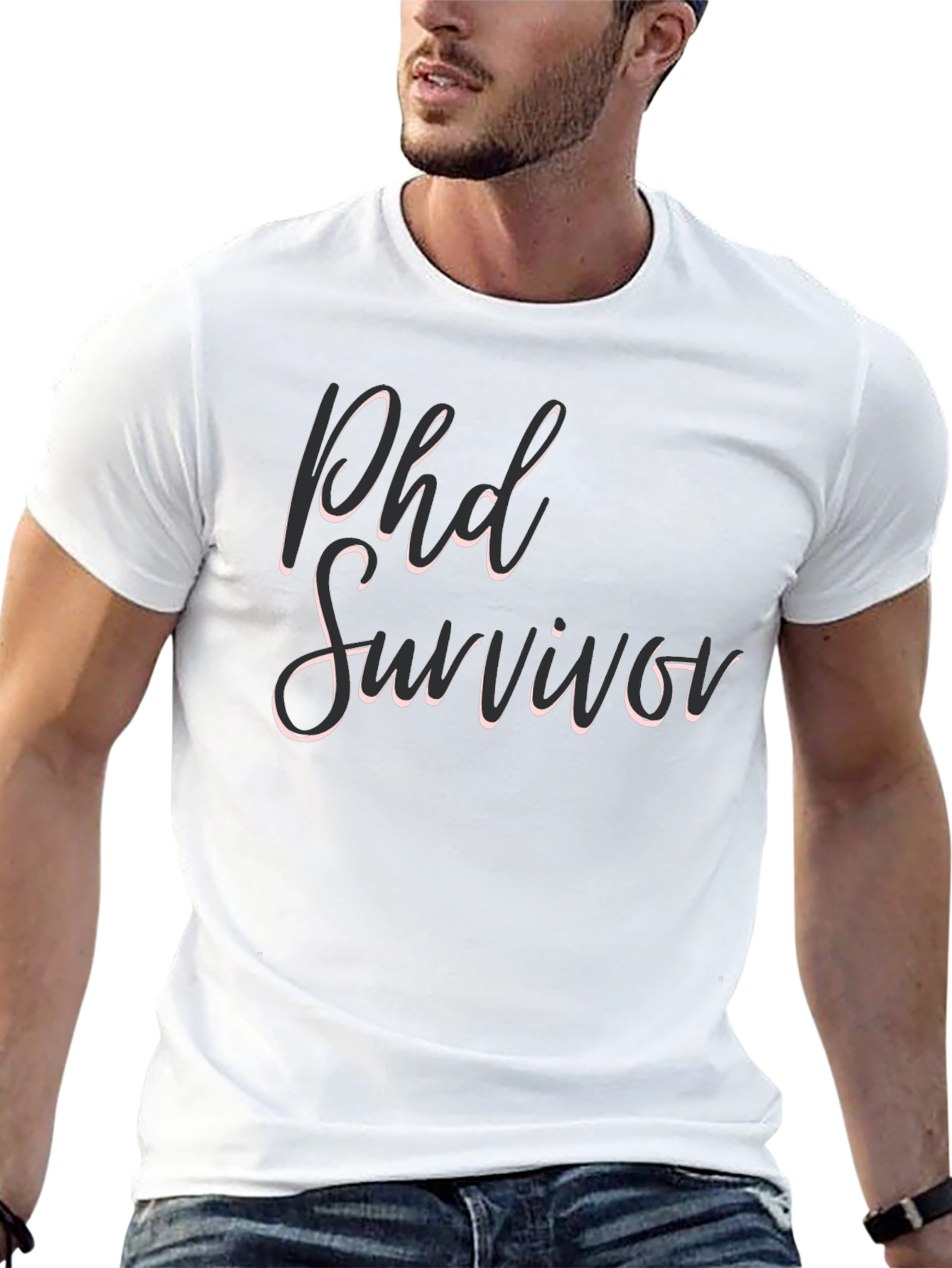 PhD Survivor Tee - Black T-Shirt