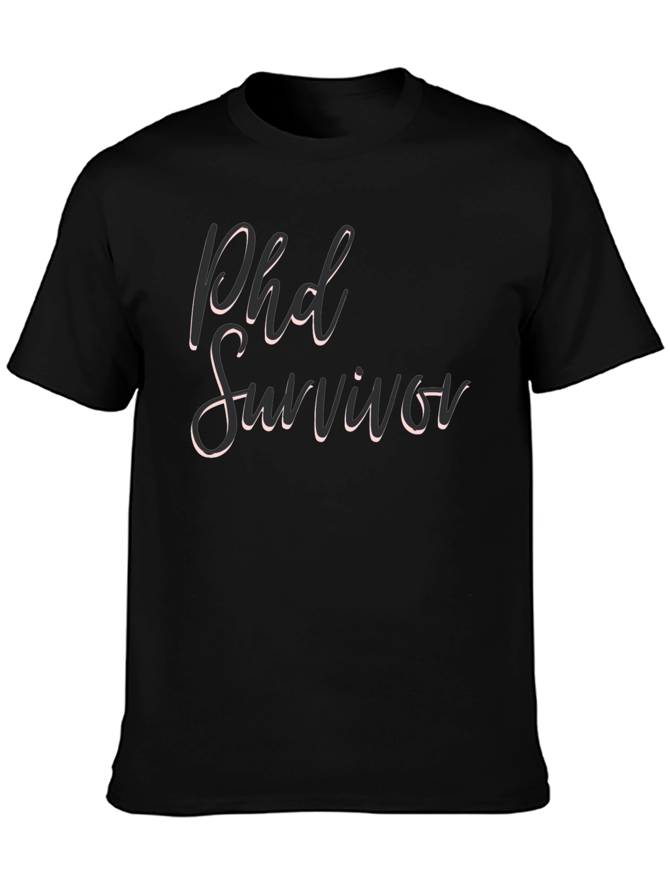 PhD Survivor Tee - Black T-Shirt
