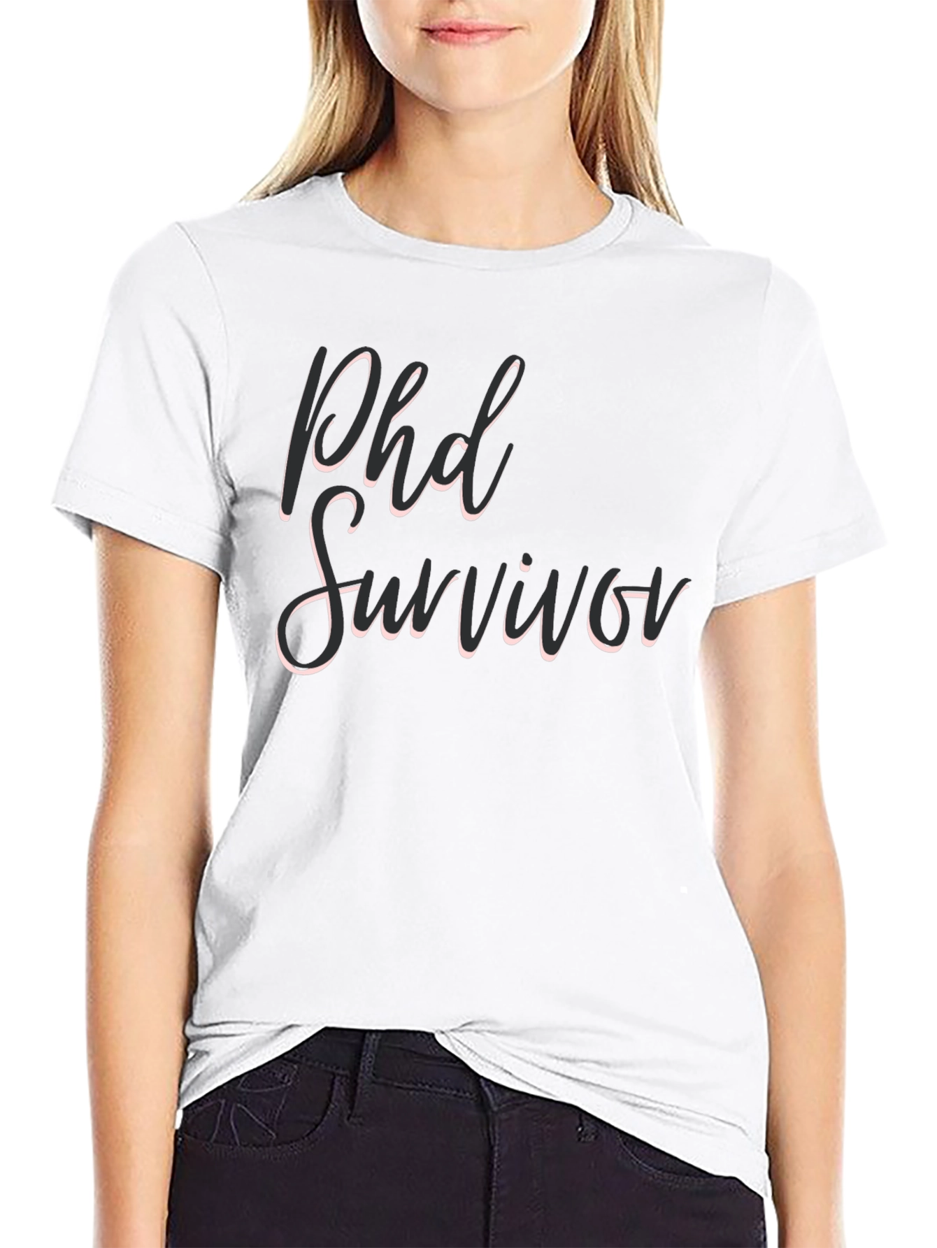 PhD Survivor Tee - Black T-Shirt