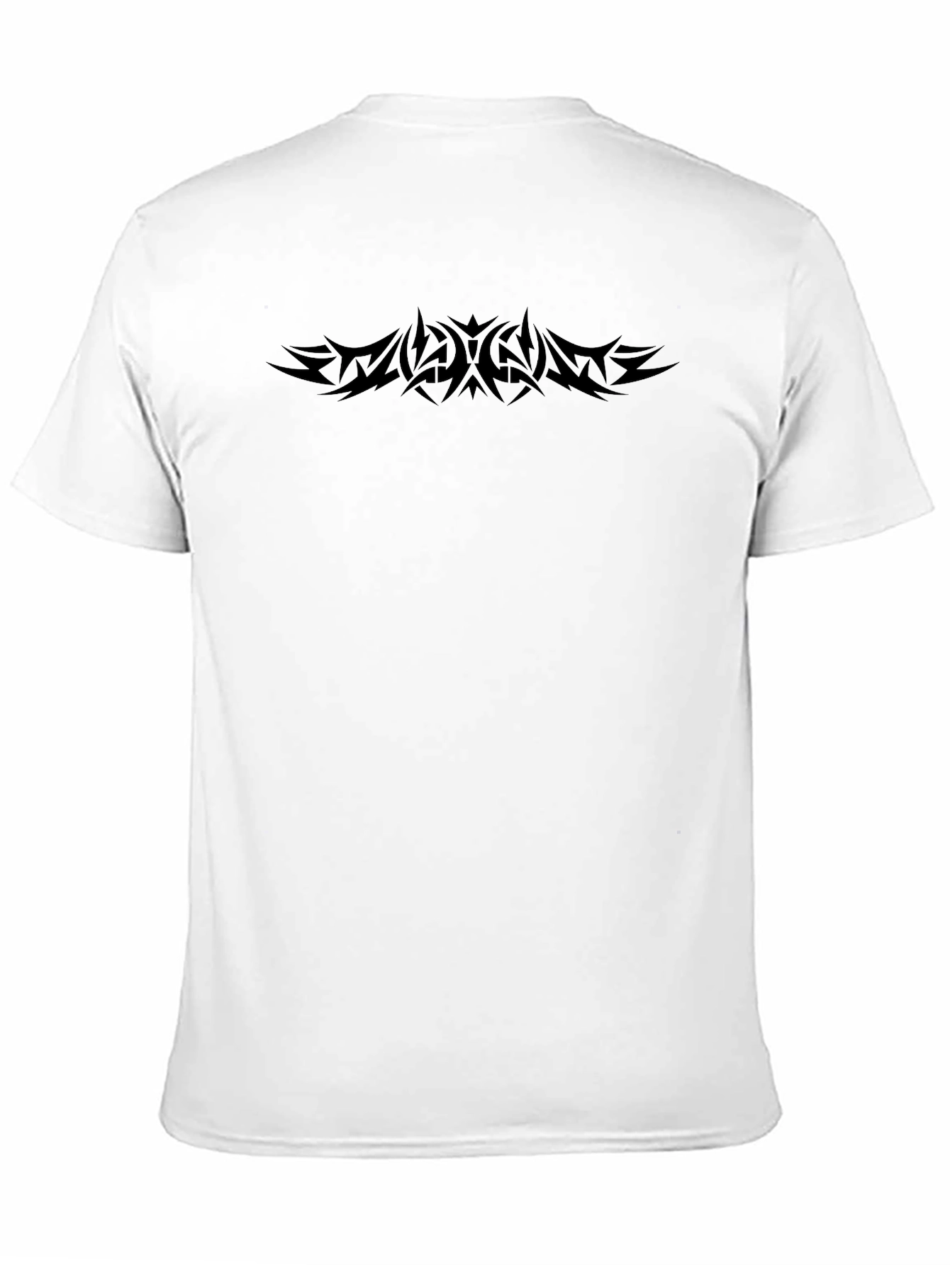 Mens Black Tribal Print T-Shirt