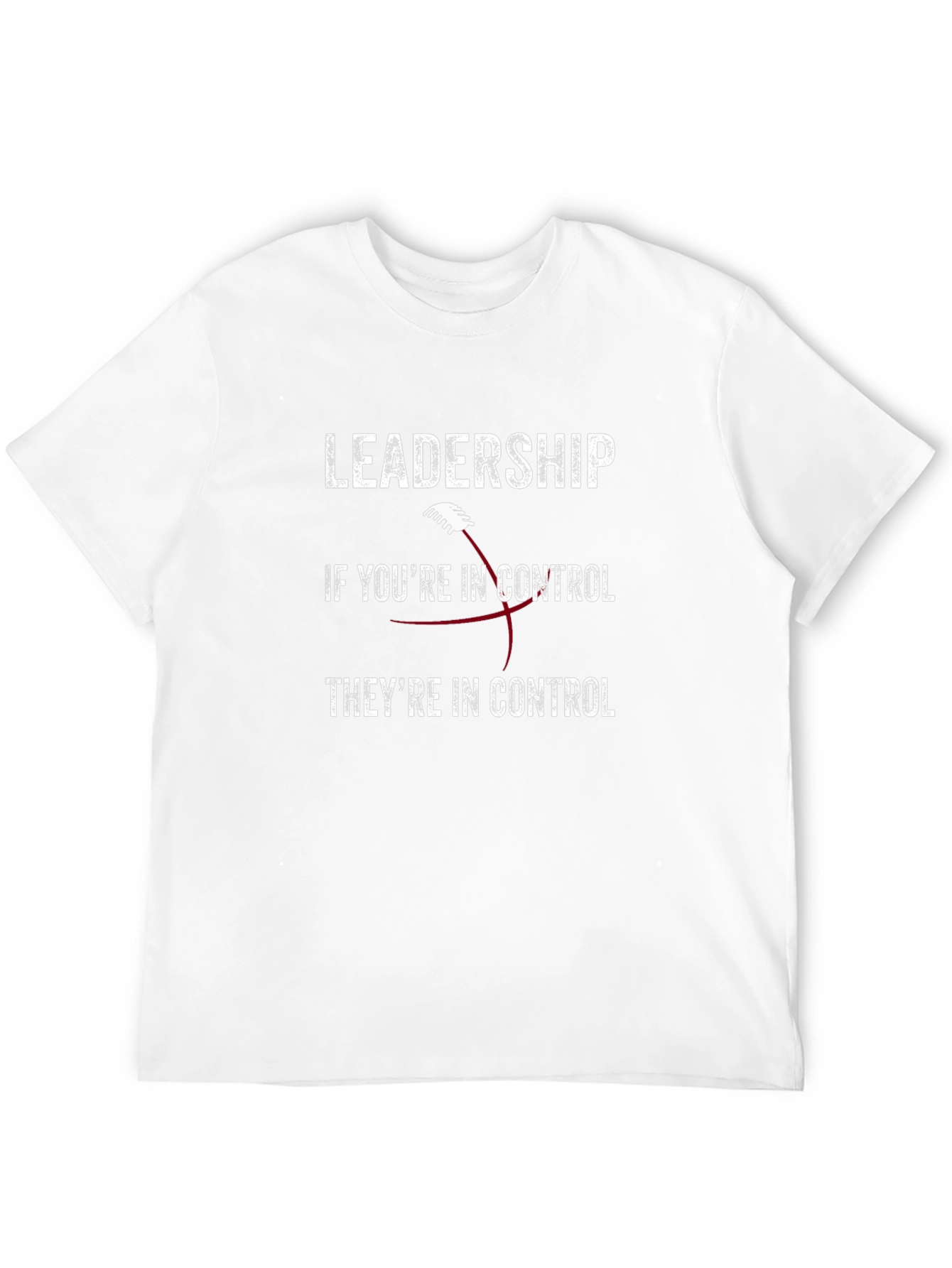 Leadership Control Graphic Tee - Black Cotton
