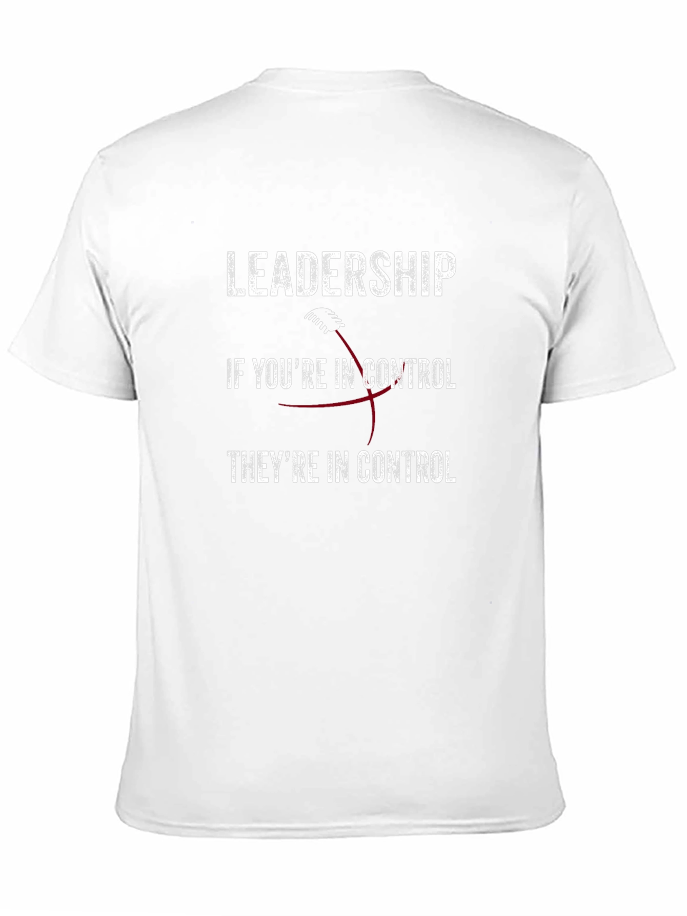 Leadership Control Graphic Tee - Black Cotton