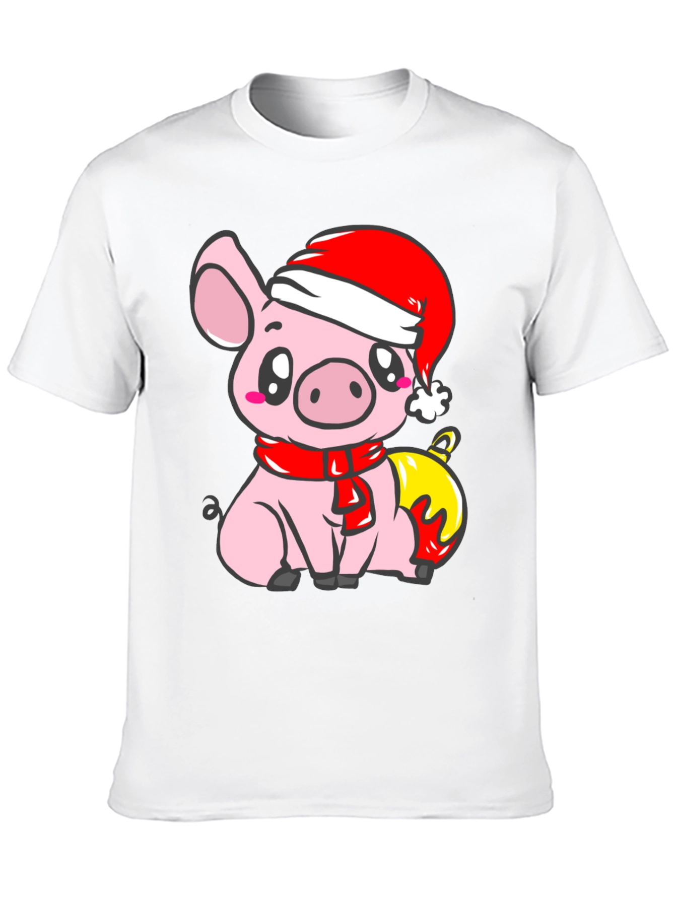 Cute Christmas Pig T-Shirt