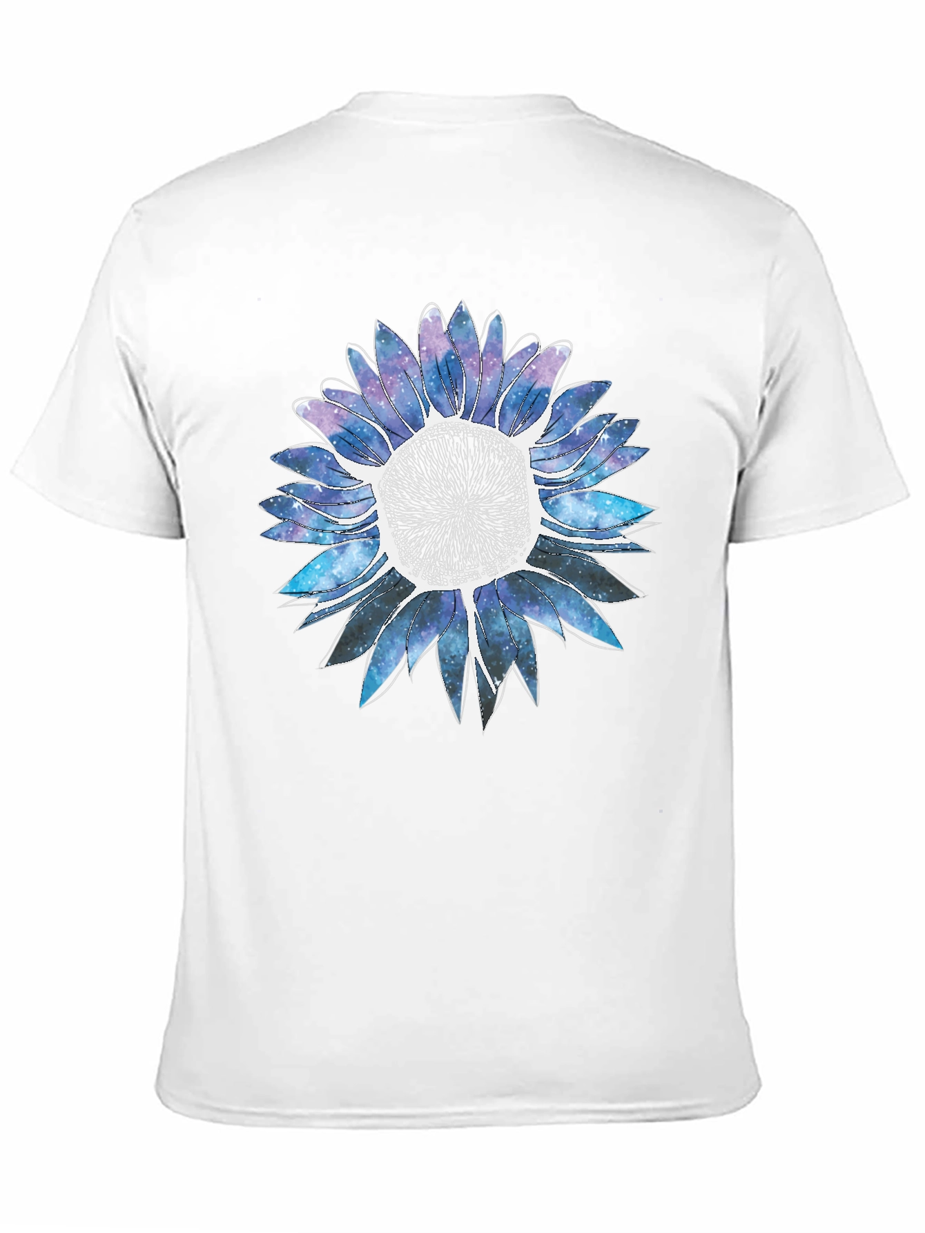 Galaxy Sunflower Graphic Tee - Stylish Comfort