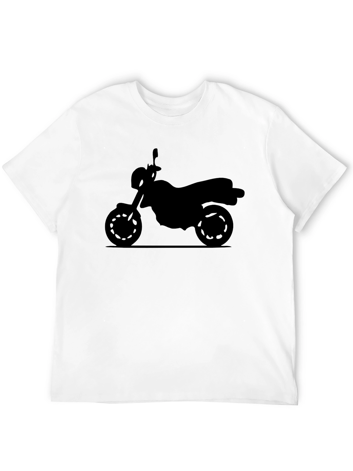 Motorcycle Graphic Tee - Classic Black T-Shirt