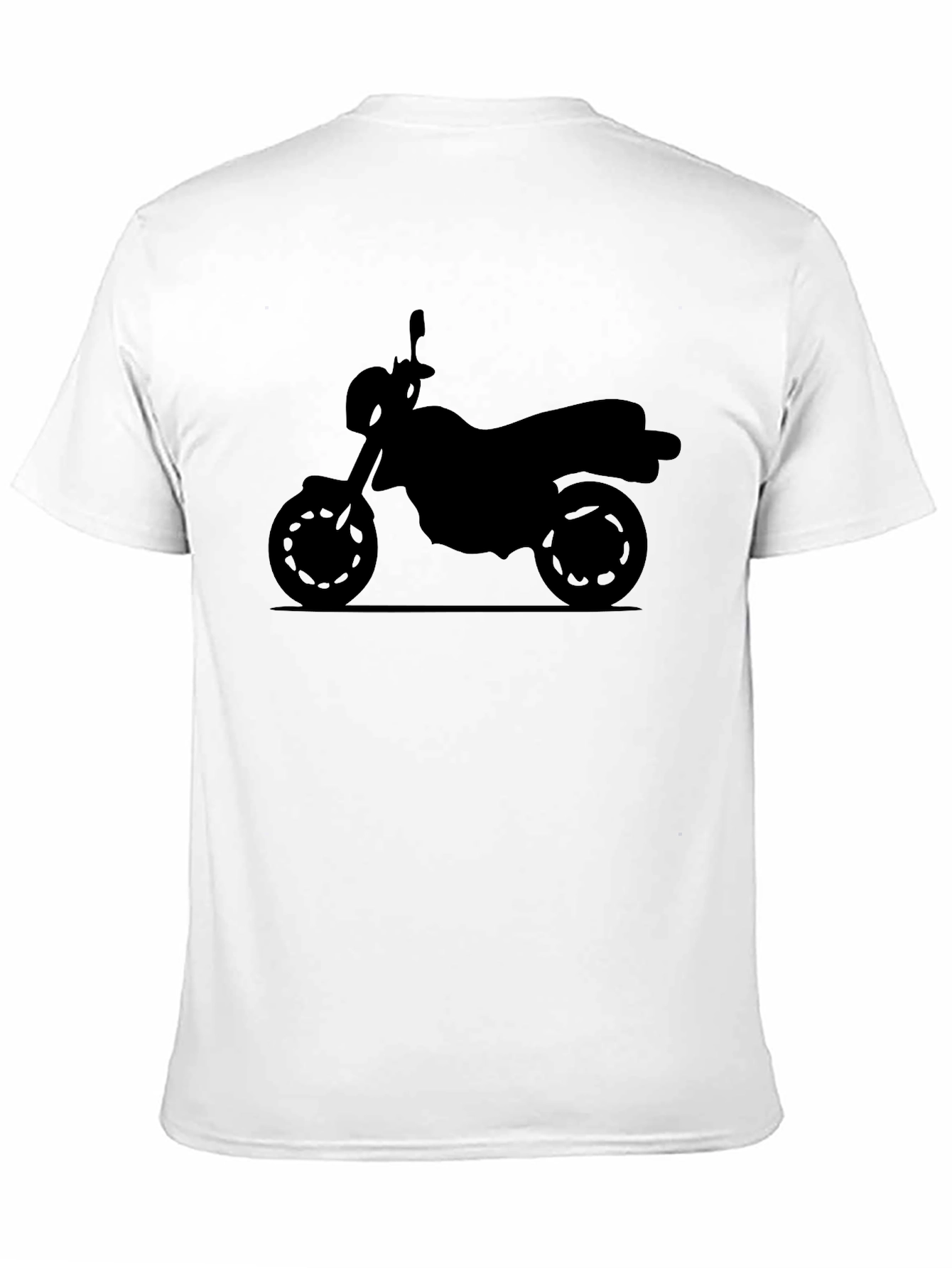 Motorcycle Graphic Tee - Classic Black T-Shirt