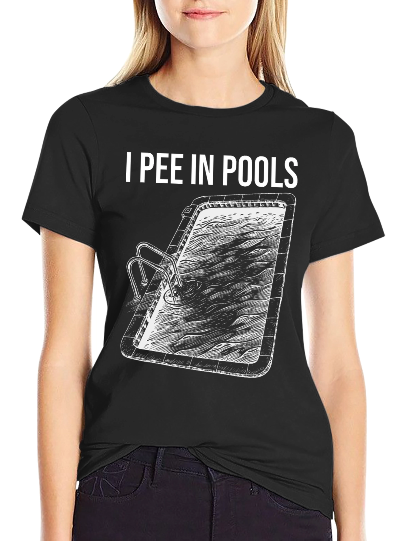 I Pee in Pools Graphic T-Shirt