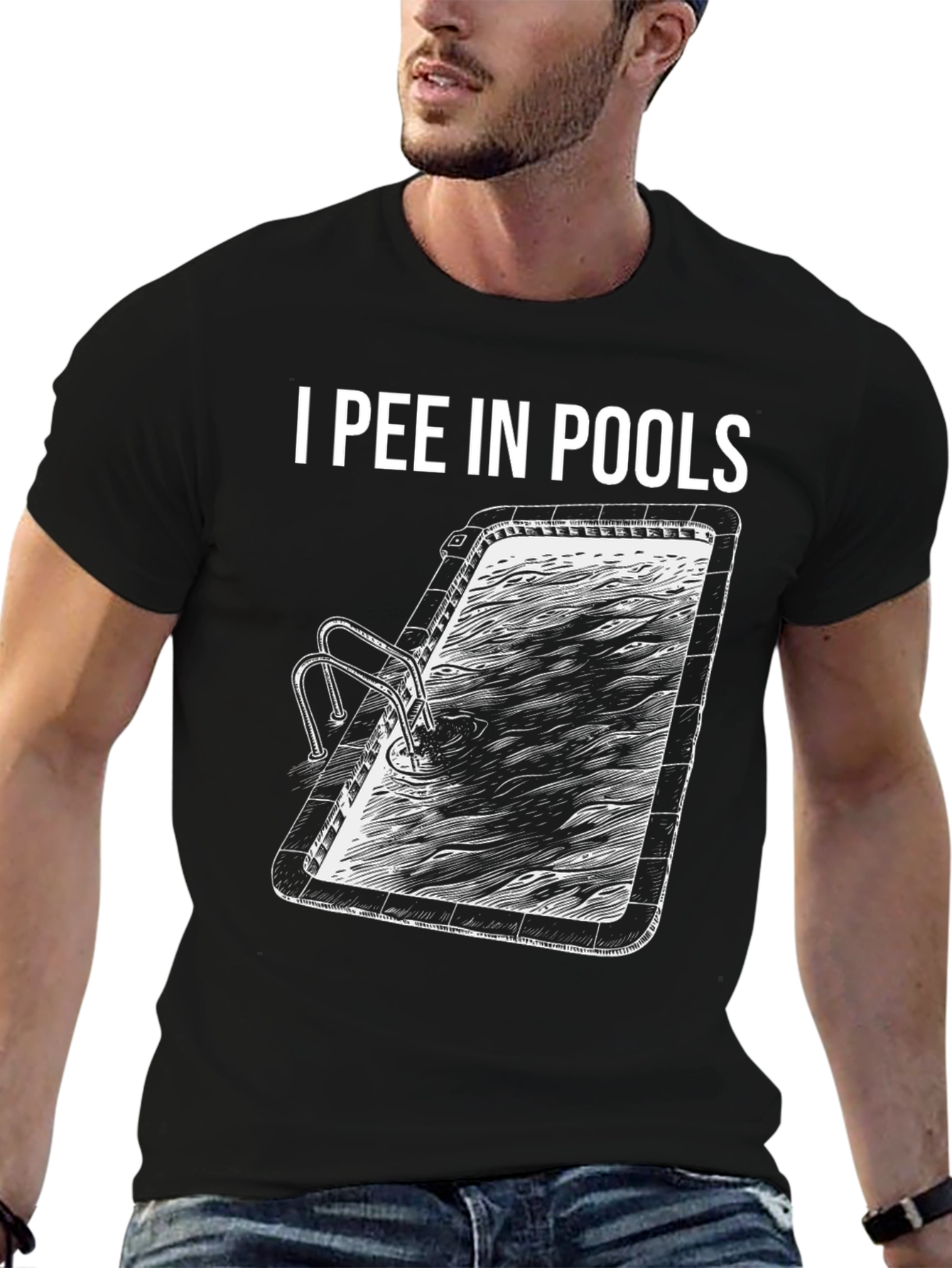 I Pee in Pools Graphic T-Shirt