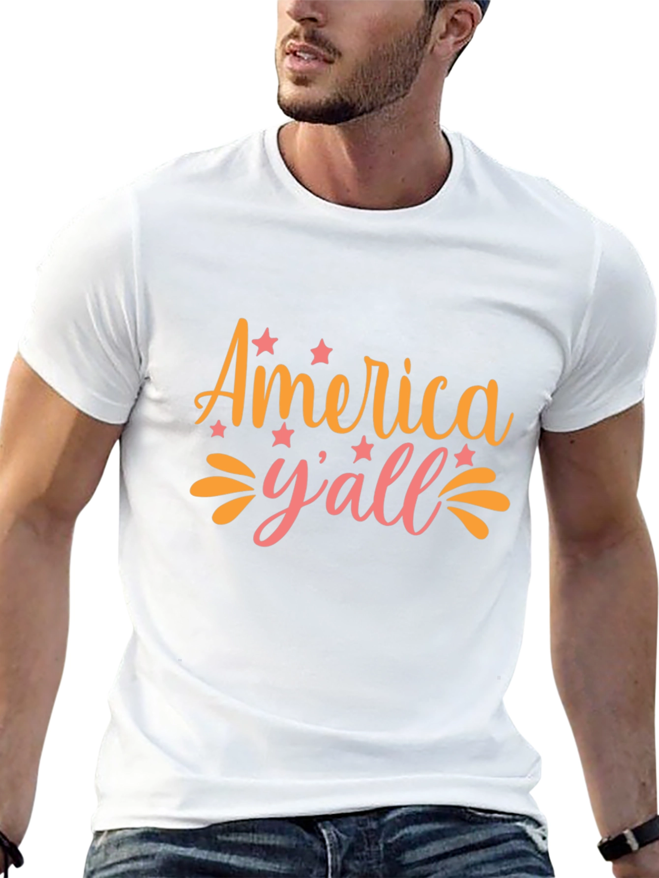 America Yall Graphic T-Shirt