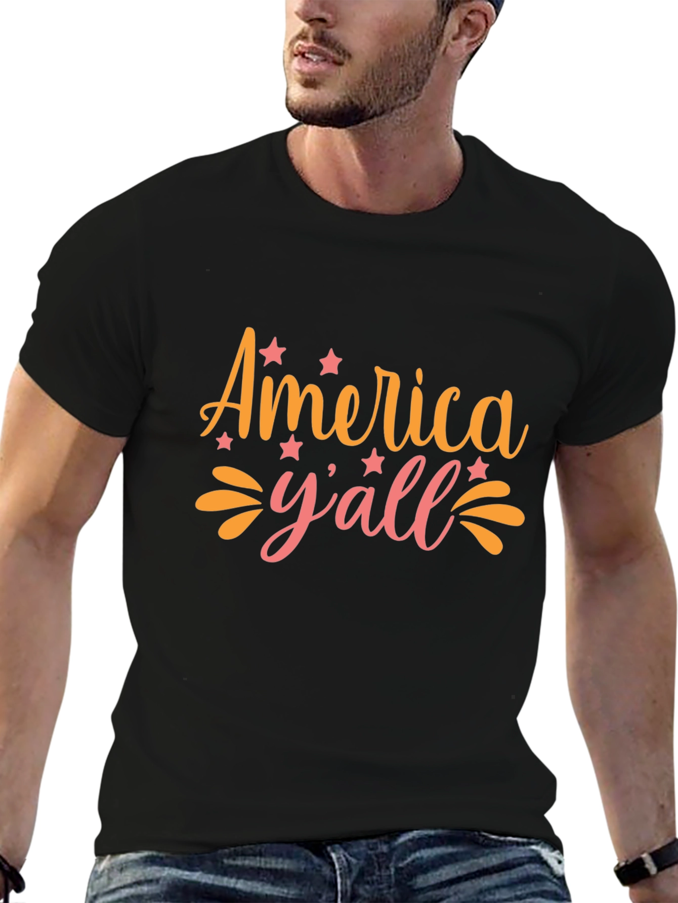 America Yall Graphic T-Shirt
