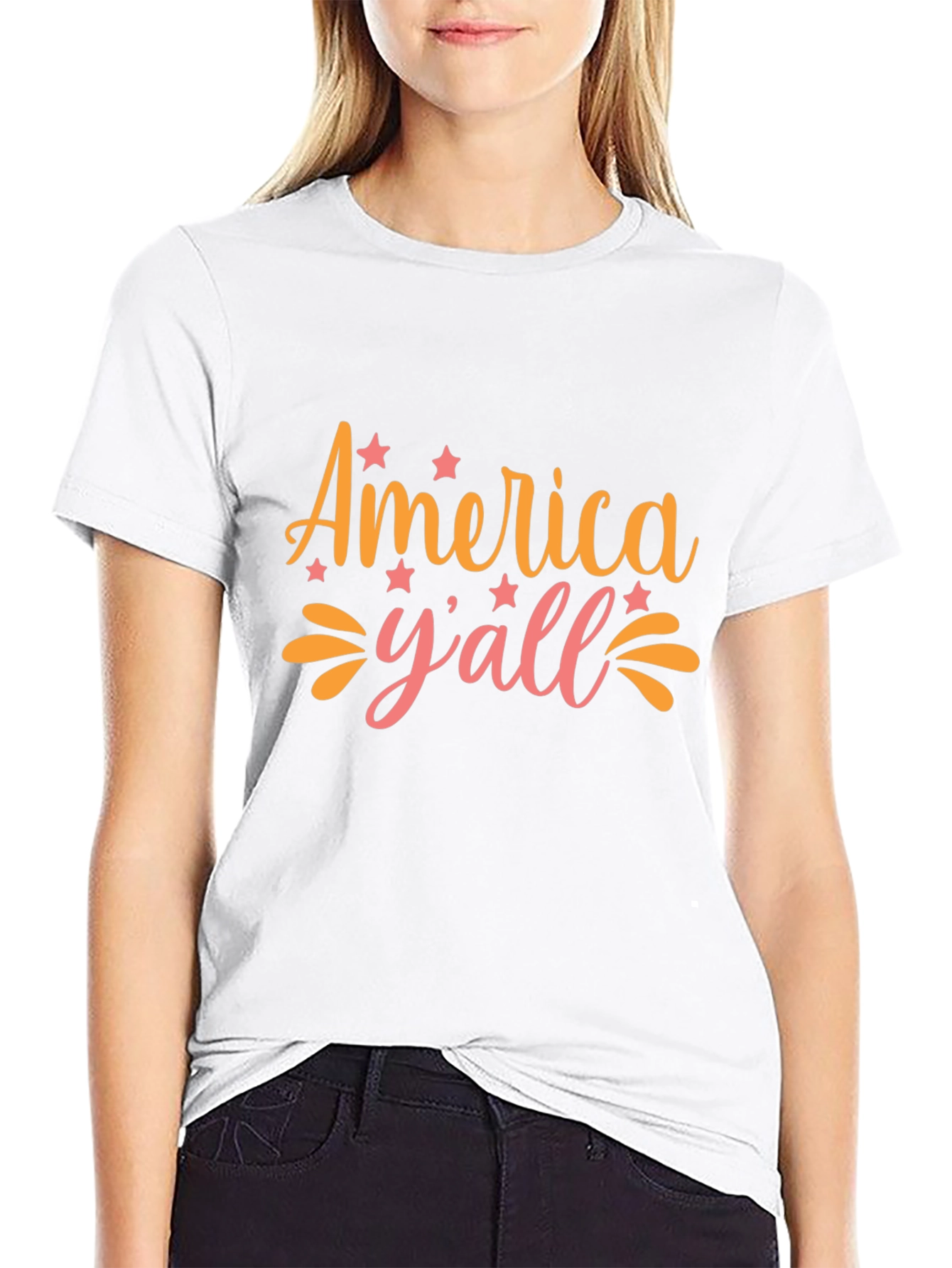 America Yall Graphic T-Shirt