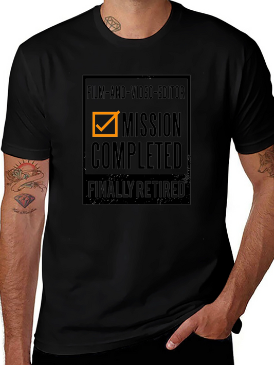 Film & Video Editor Retired T-Shirt
