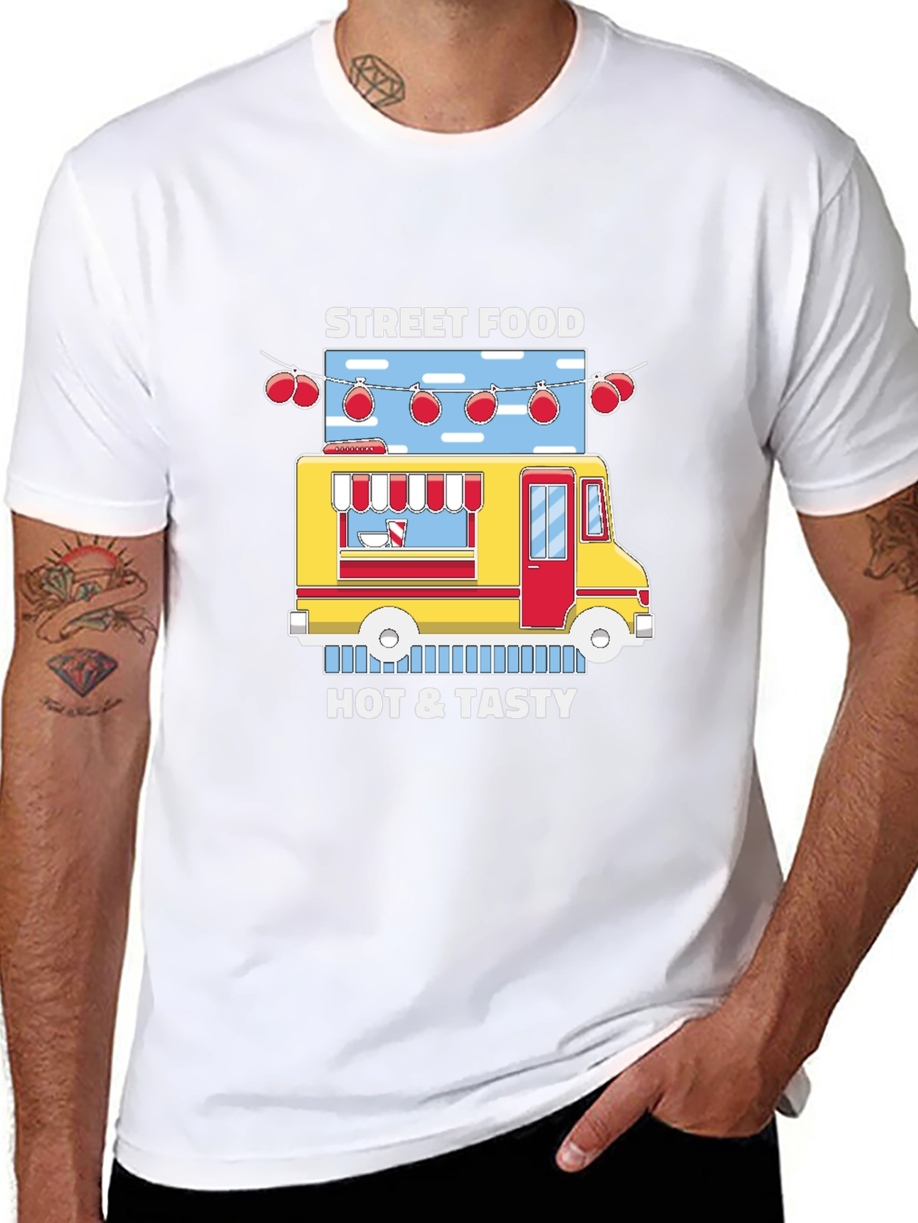 Street Food Truck Graphic Tee - Hot & Tasty