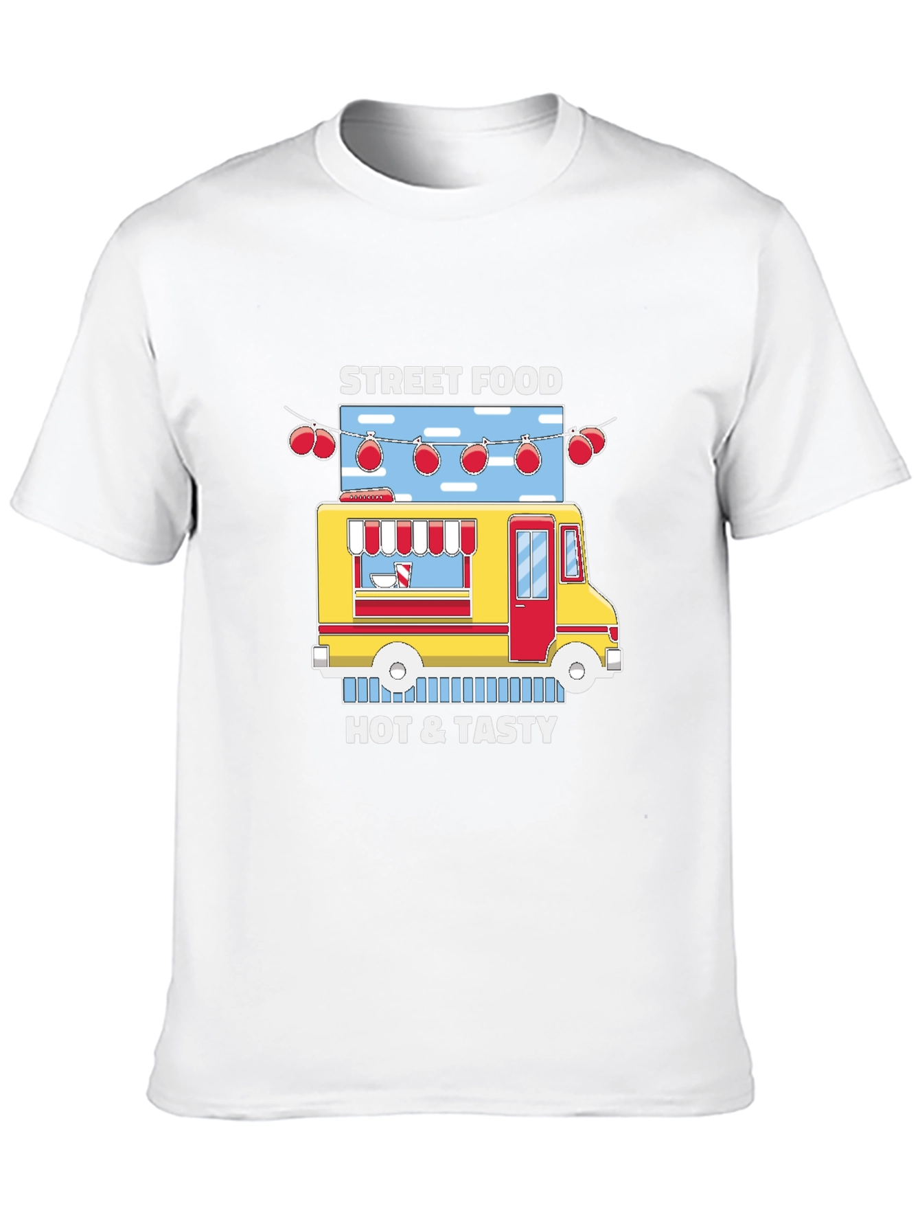 Street Food Truck Graphic Tee - Hot & Tasty