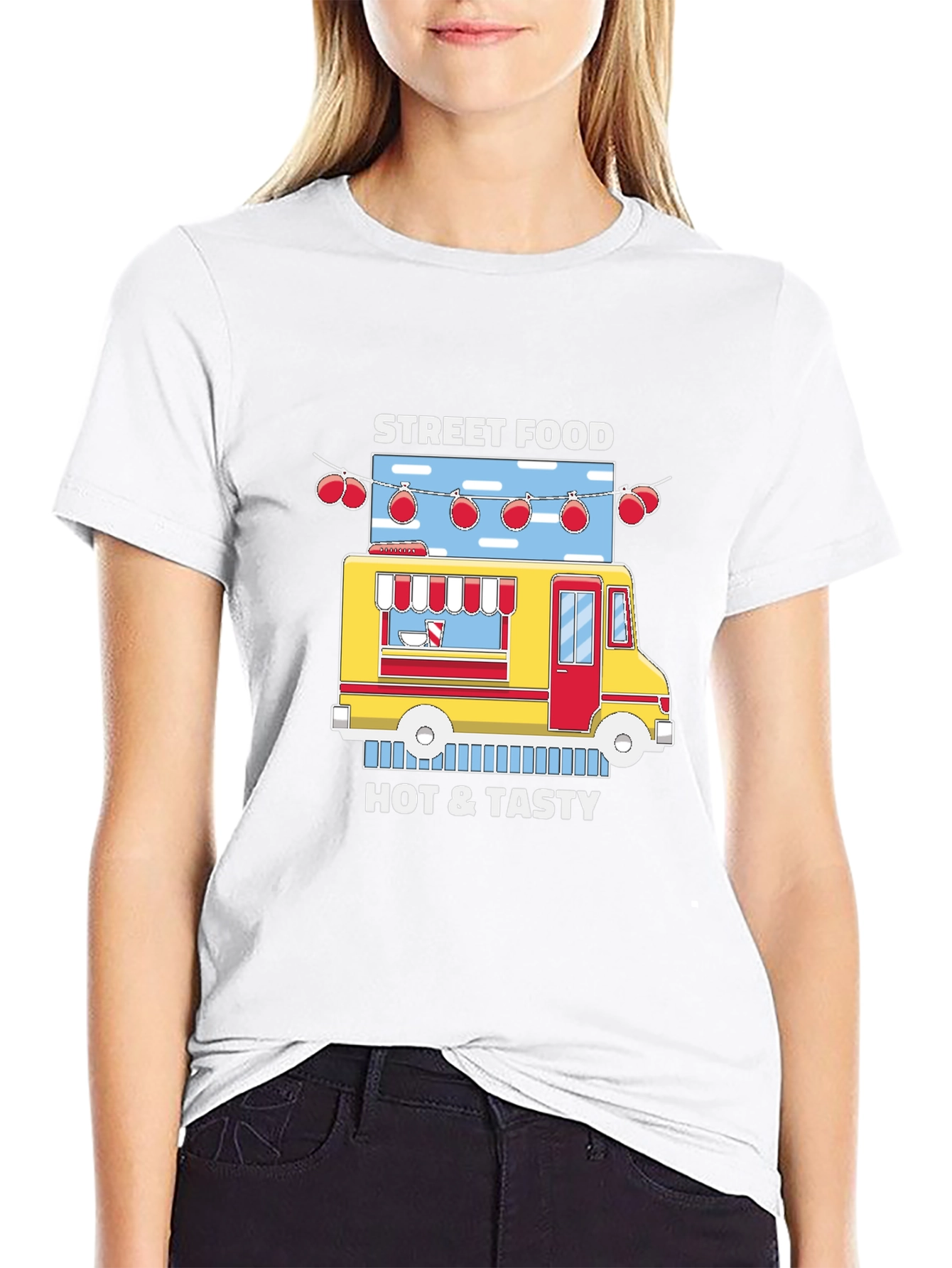 Street Food Truck Graphic Tee - Hot & Tasty
