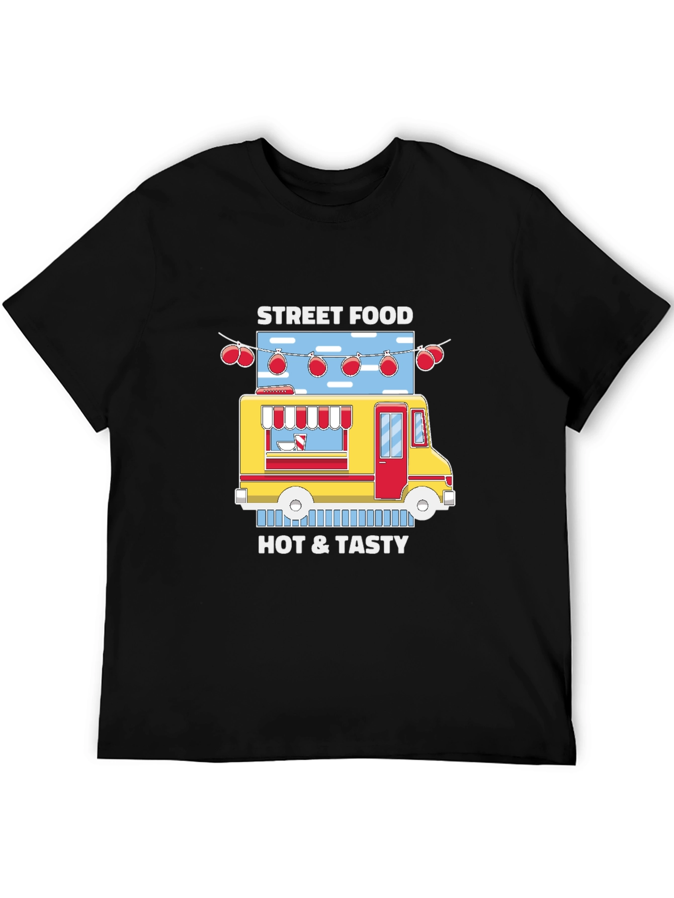 Street Food Truck Graphic Tee - Hot & Tasty