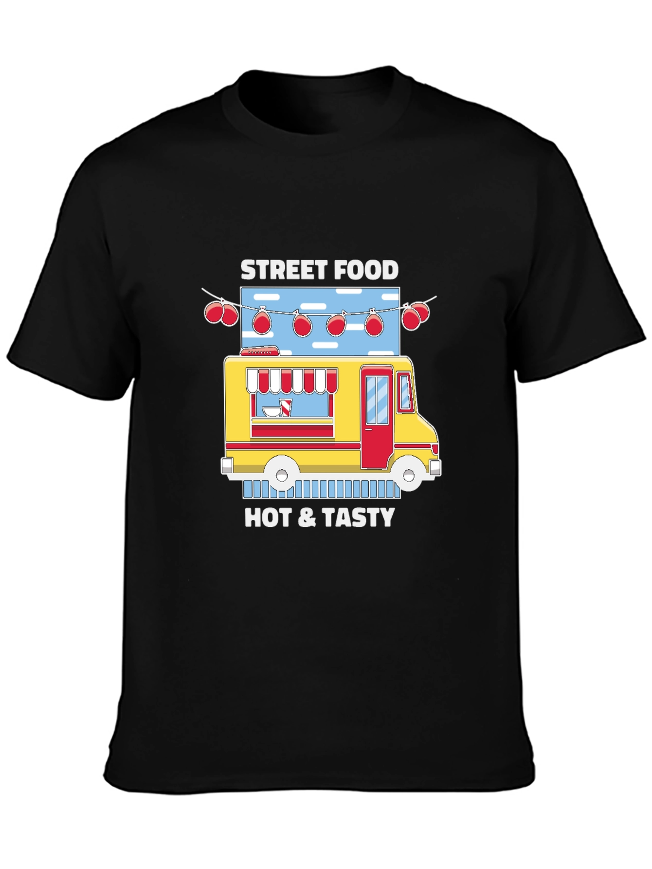 Street Food Truck Graphic Tee - Hot & Tasty