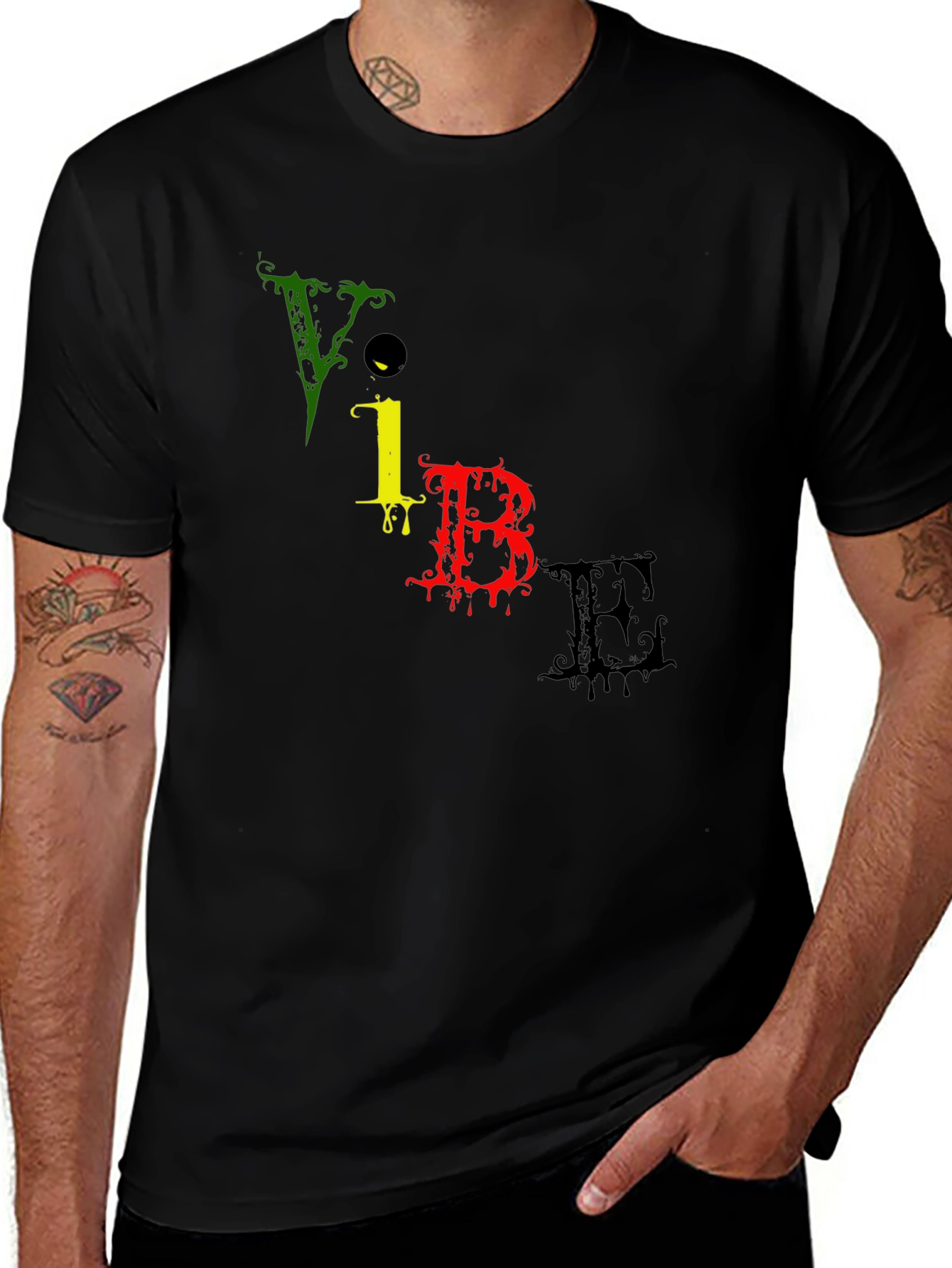 Vibe Graphic Tee - Black