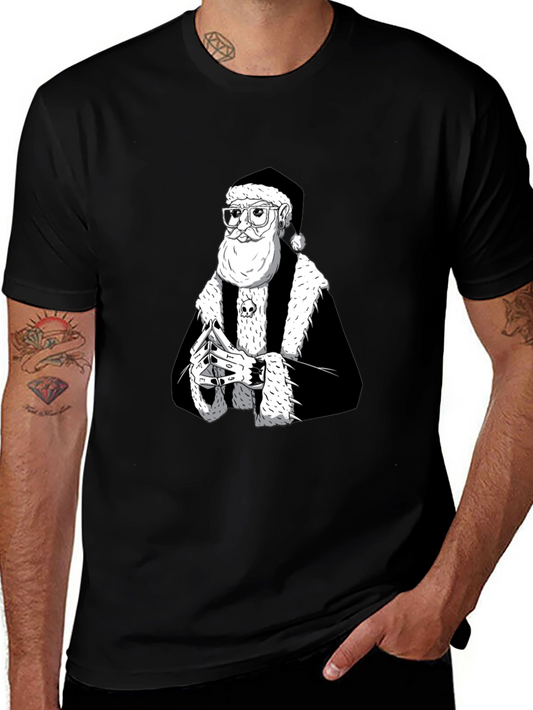 Black Santa T-Shirt - Holiday Streetwear