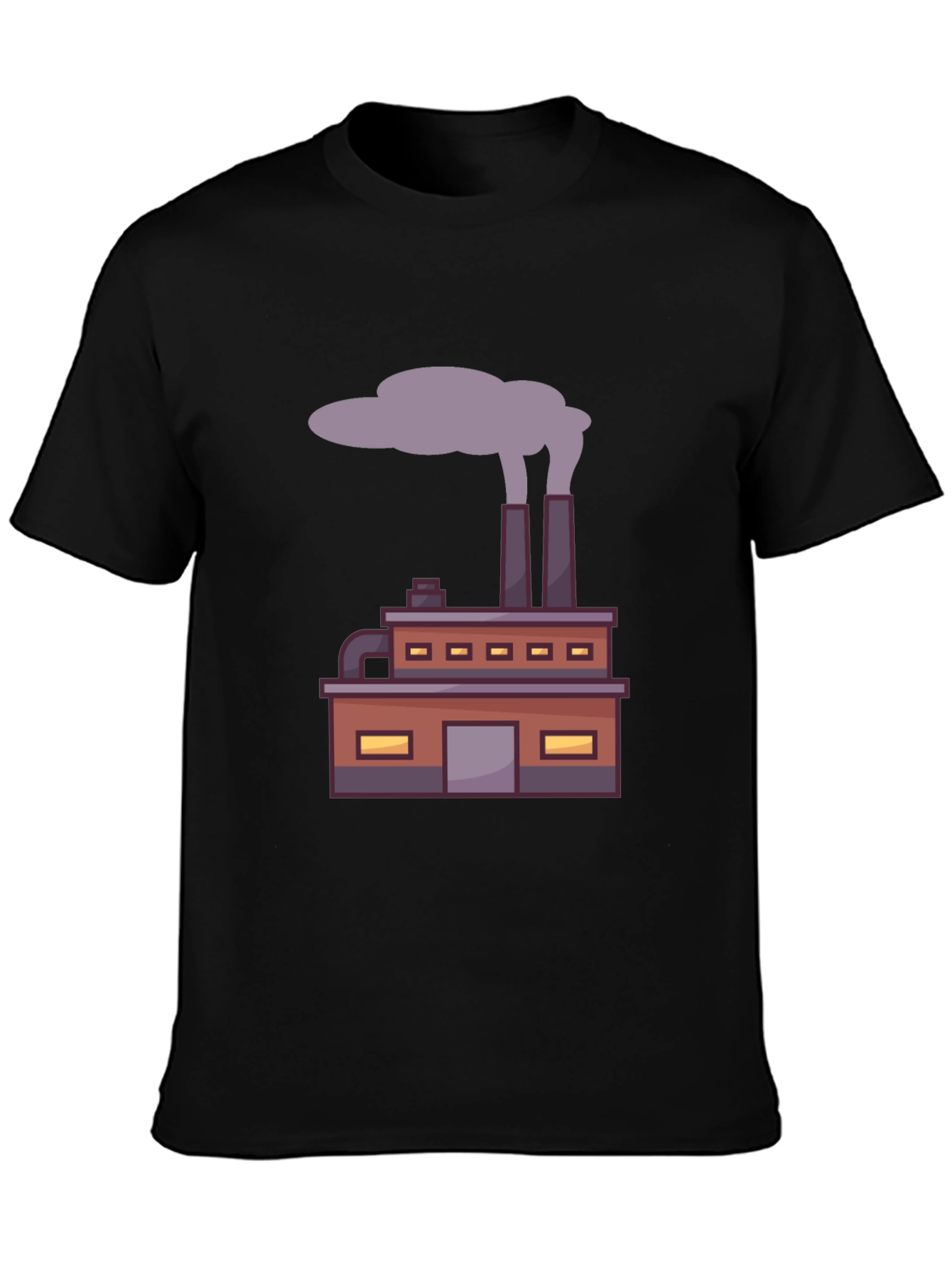 Factory Graphic Tee - Industrial Design T-Shirt