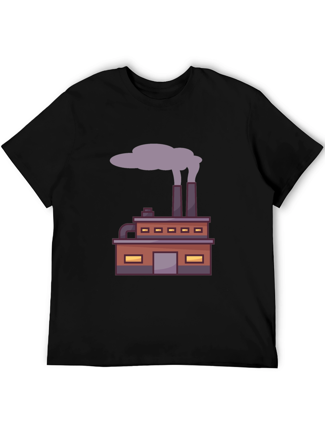 Factory Graphic Tee - Industrial Design T-Shirt