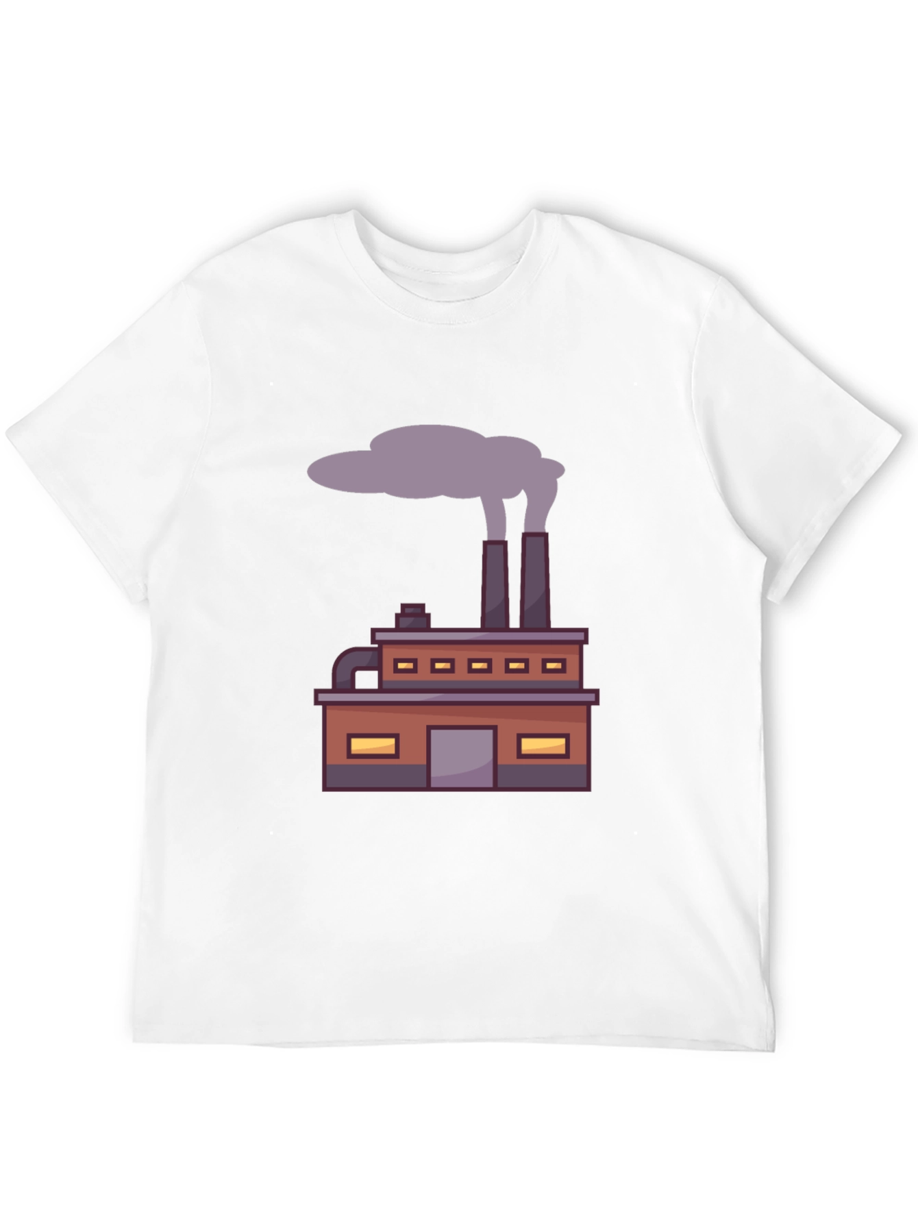 Factory Graphic Tee - Industrial Design T-Shirt