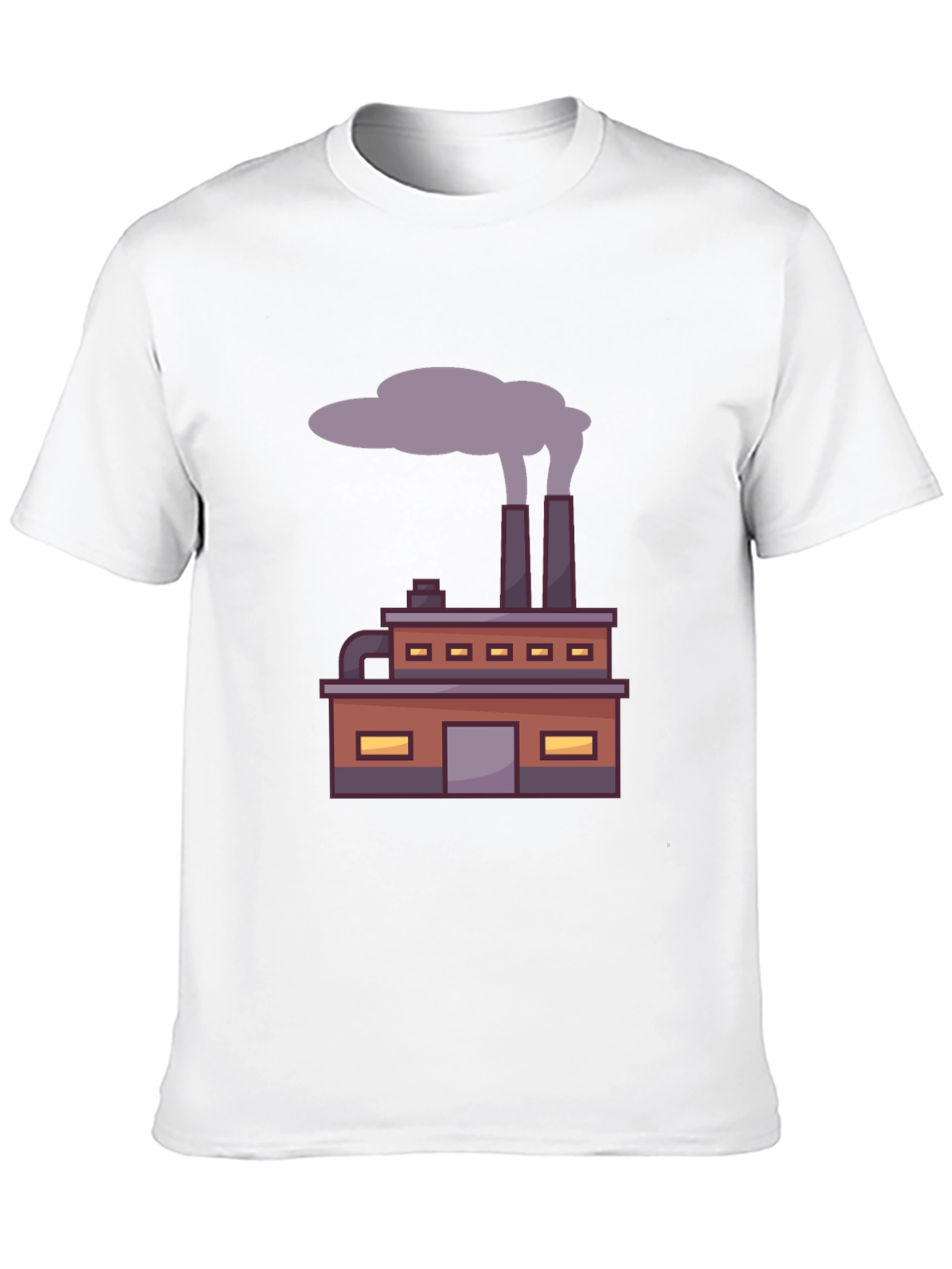 Factory Graphic Tee - Industrial Design T-Shirt