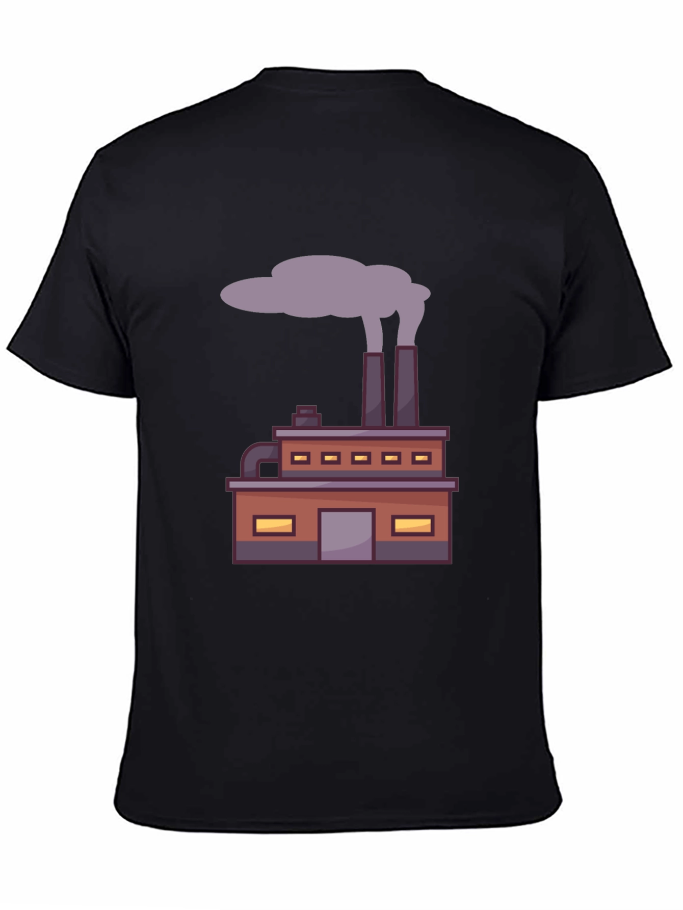 Factory Graphic Tee - Industrial Design T-Shirt