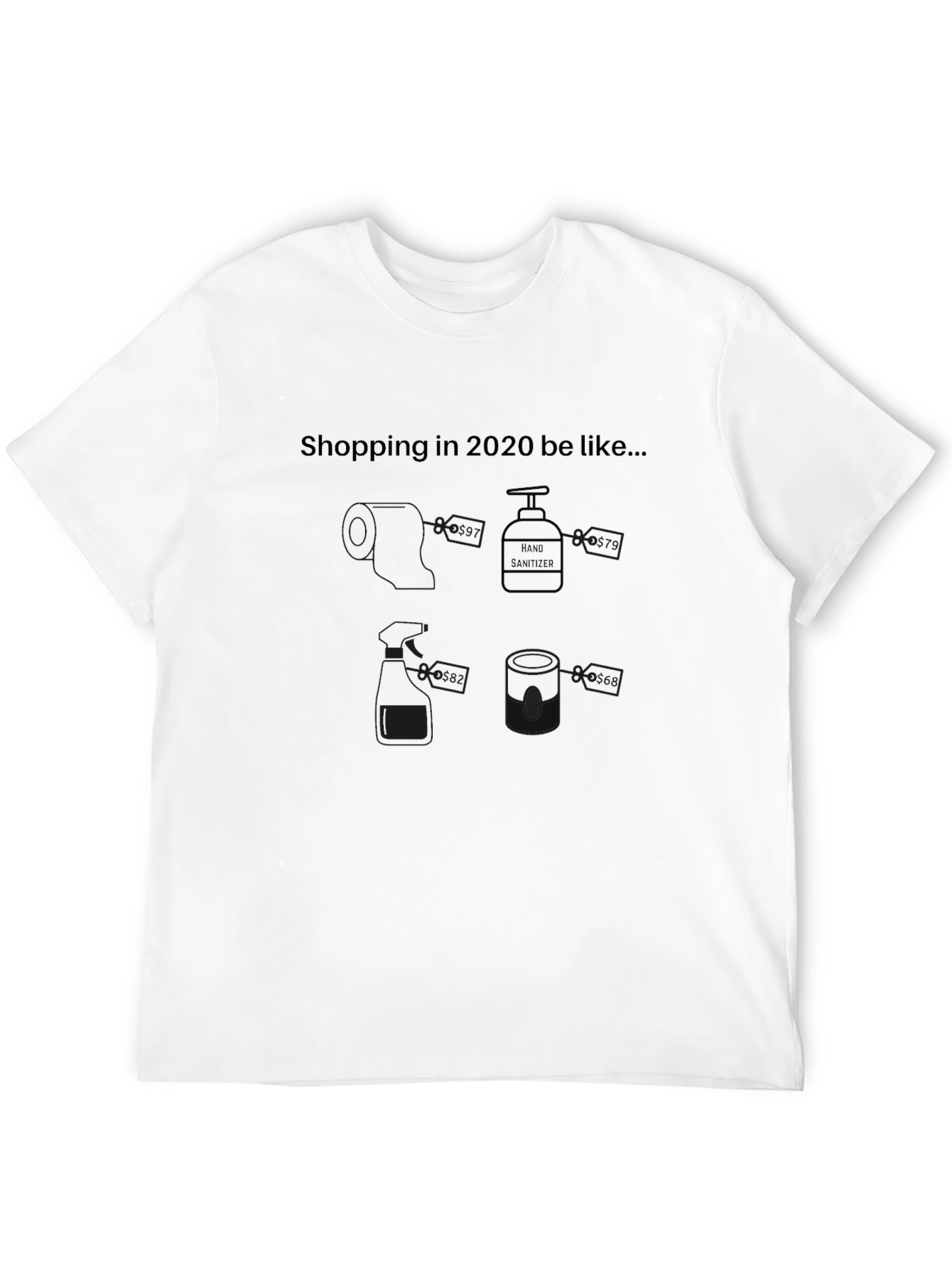 Shopping in 2020 Black T-Shirt