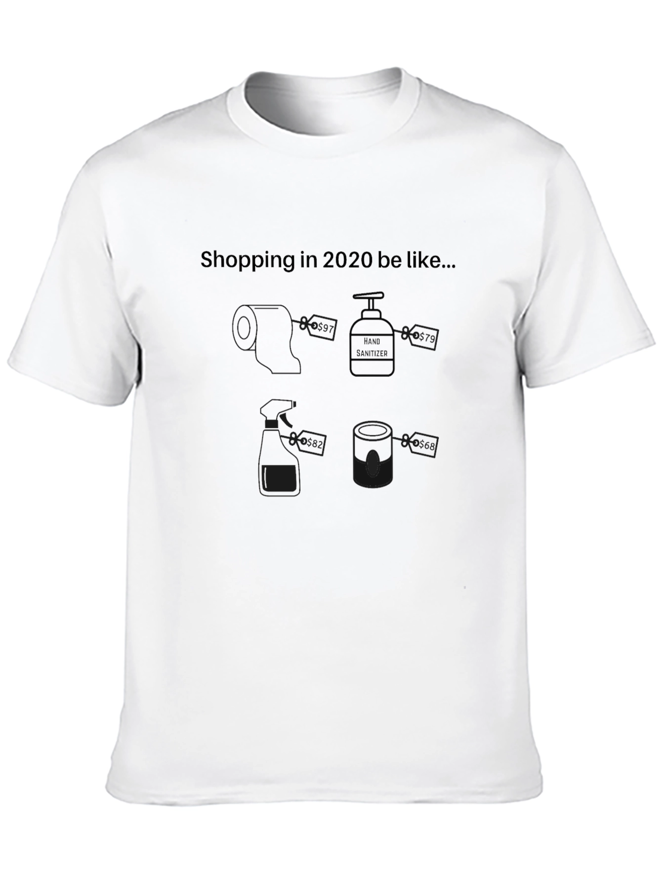 Shopping in 2020 Black T-Shirt