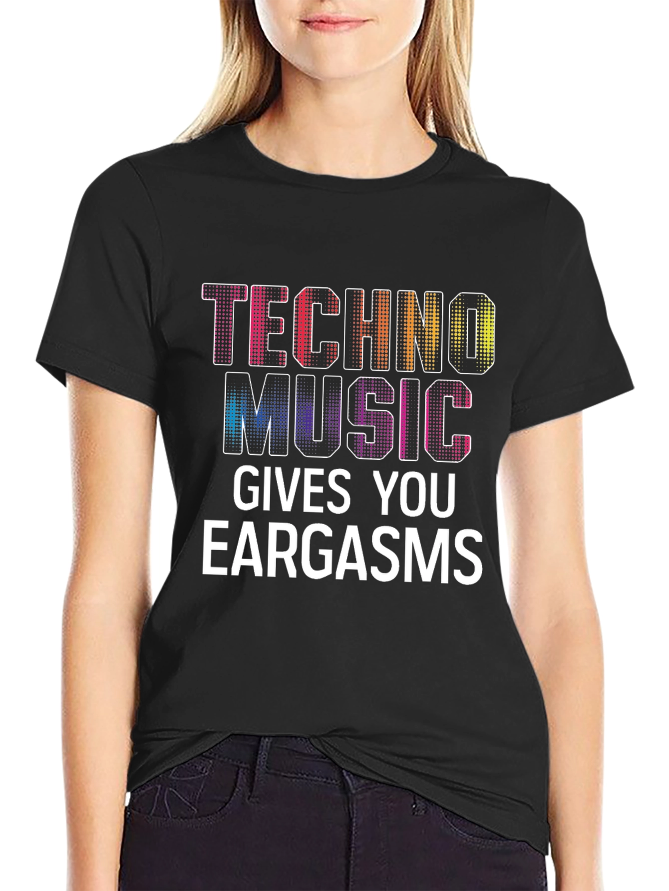 Techno Music Eargasm Graphic Tee