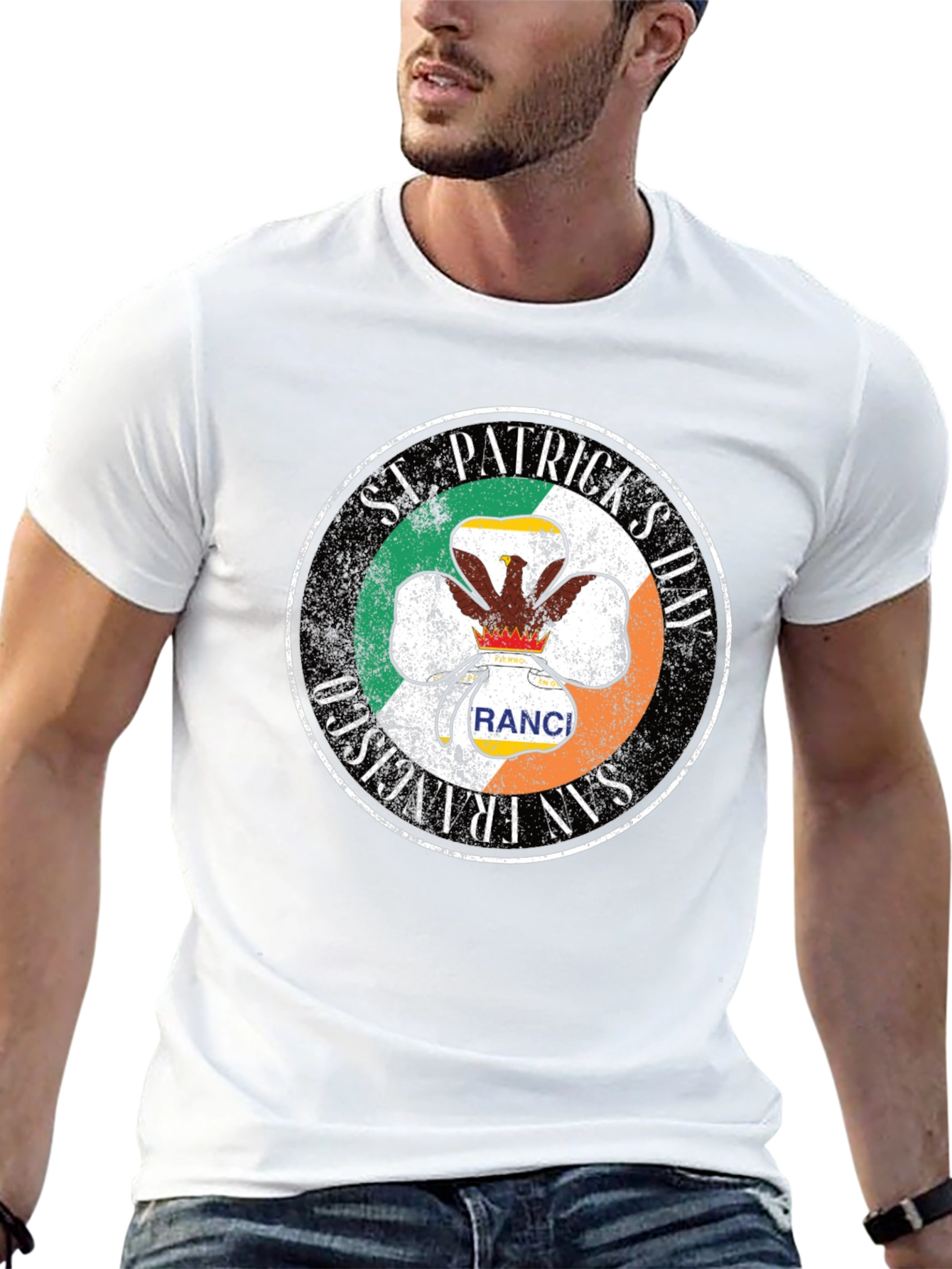 St. Patricks Day San Francisco Ranch Shamrock T-Shirt