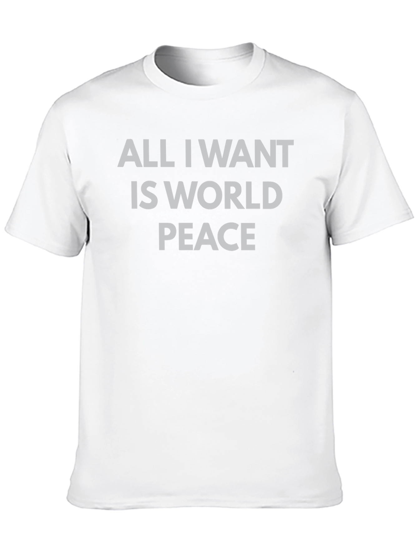 World Peace Graphic Tee - Soft Cotton Blend