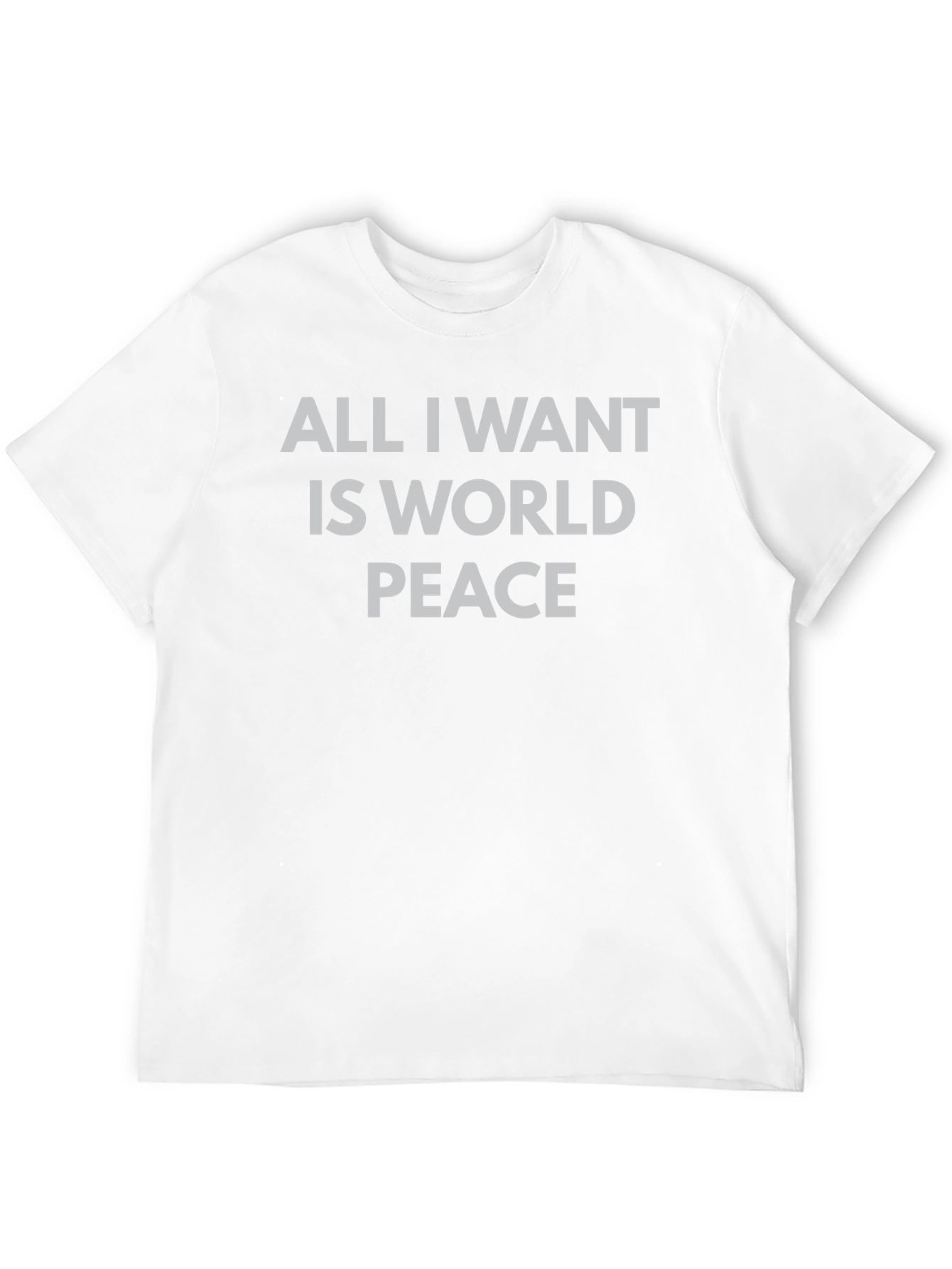 World Peace Graphic Tee - Soft Cotton Blend