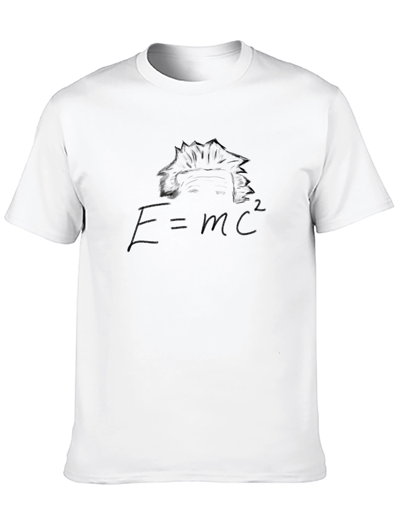 Einstein E=mc2 Black T-Shirt