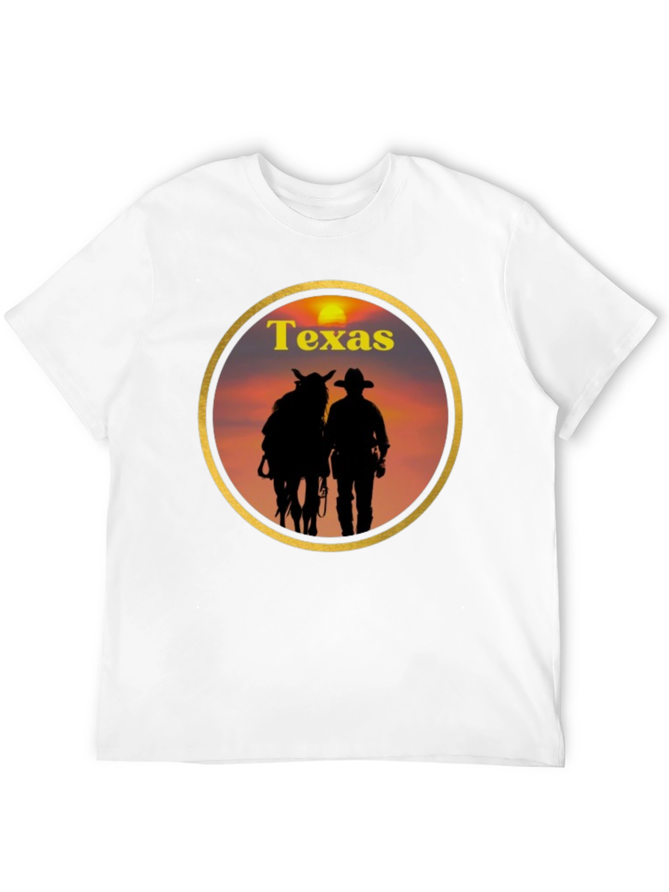 Texas Cowboy Sunset T-Shirt