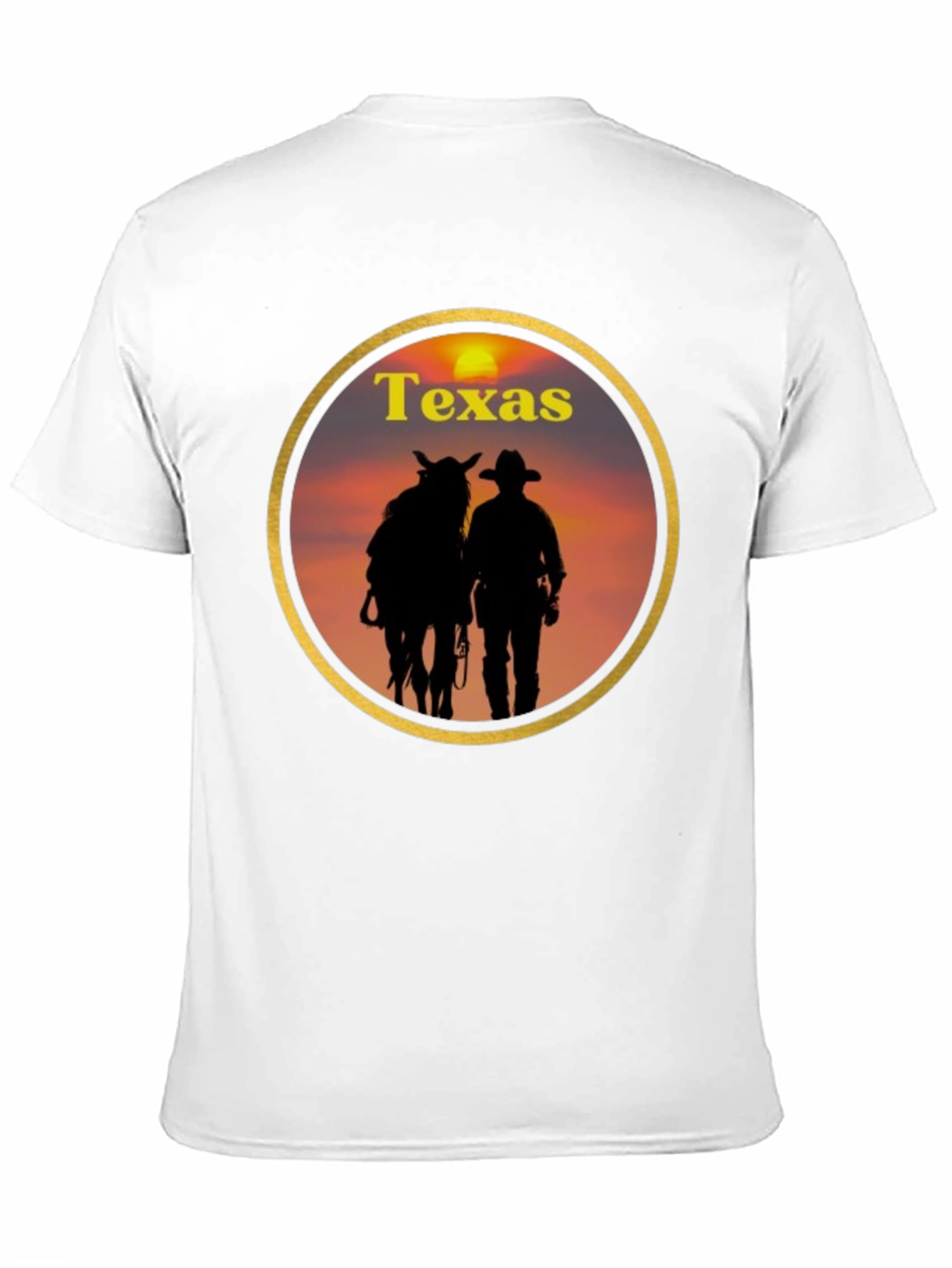Texas Cowboy Sunset T-Shirt