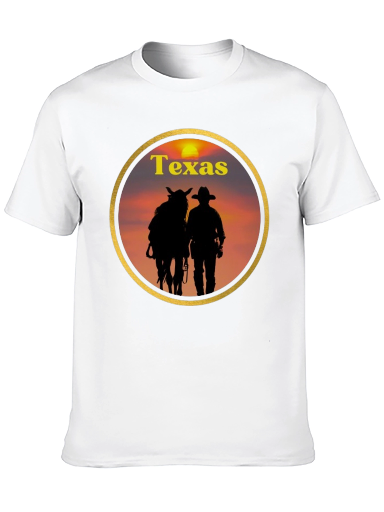 Texas Cowboy Sunset T-Shirt