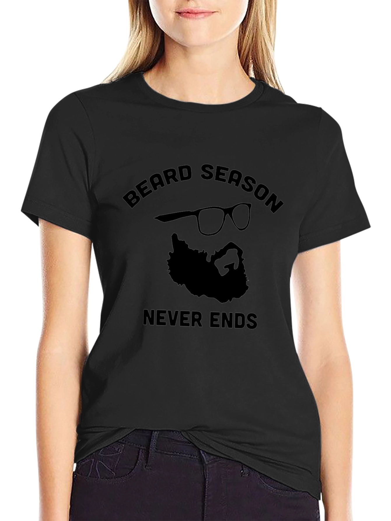 Beard Season Never Ends Graphic Tee