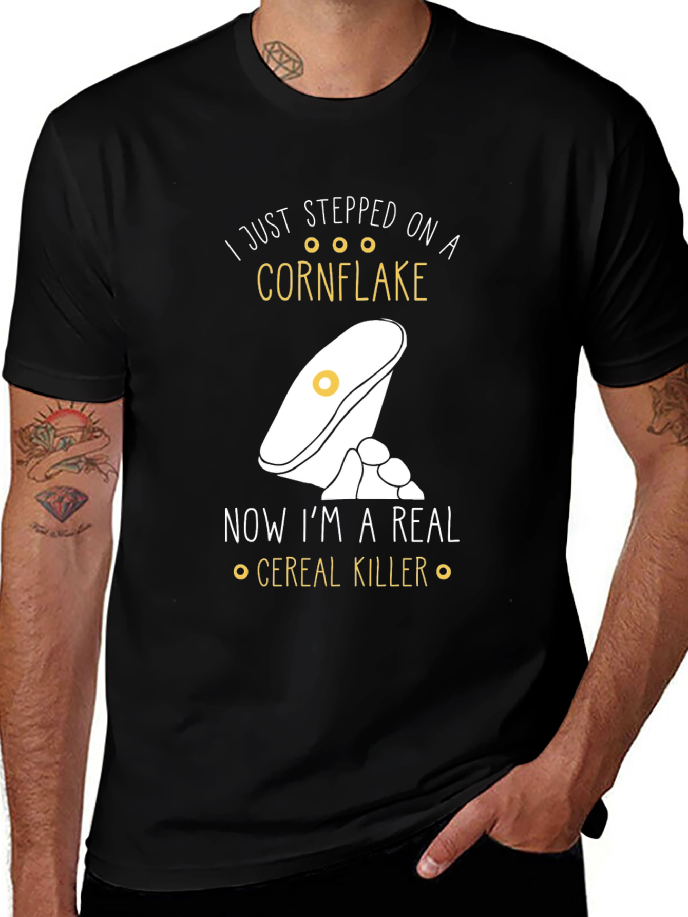 Cereal Killer T-Shirt: Funny Food Pun Tee