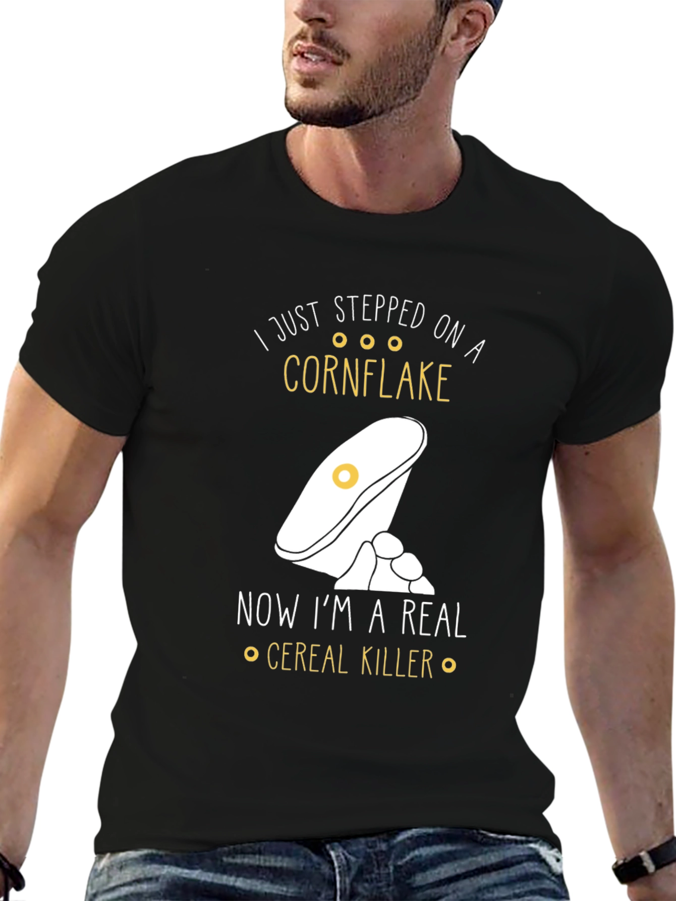 Cereal Killer T-Shirt: Funny Food Pun Tee