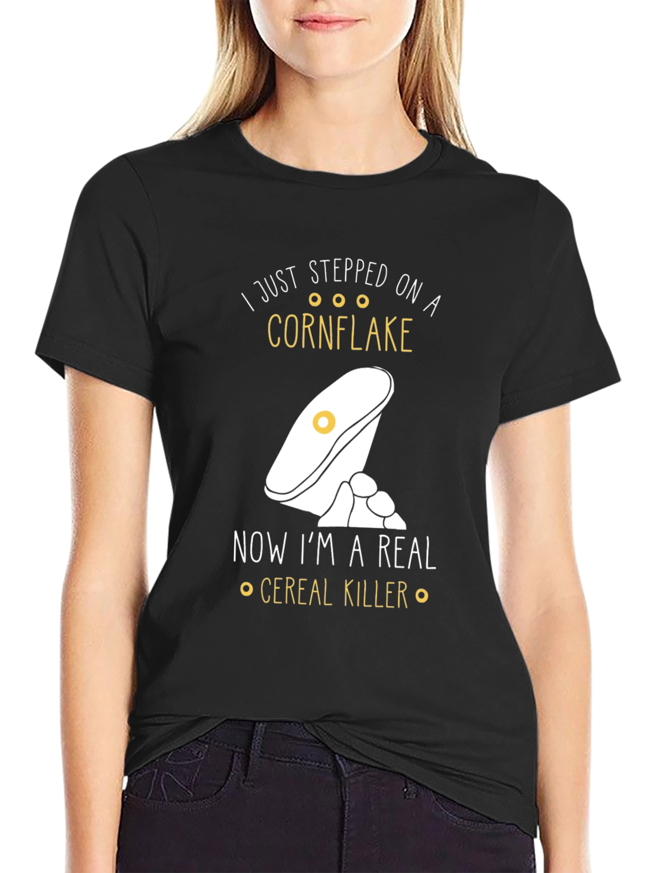 Cereal Killer T-Shirt: Funny Food Pun Tee