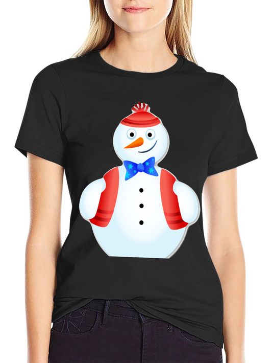 Festive Snowman T-Shirt - Holiday Cheer